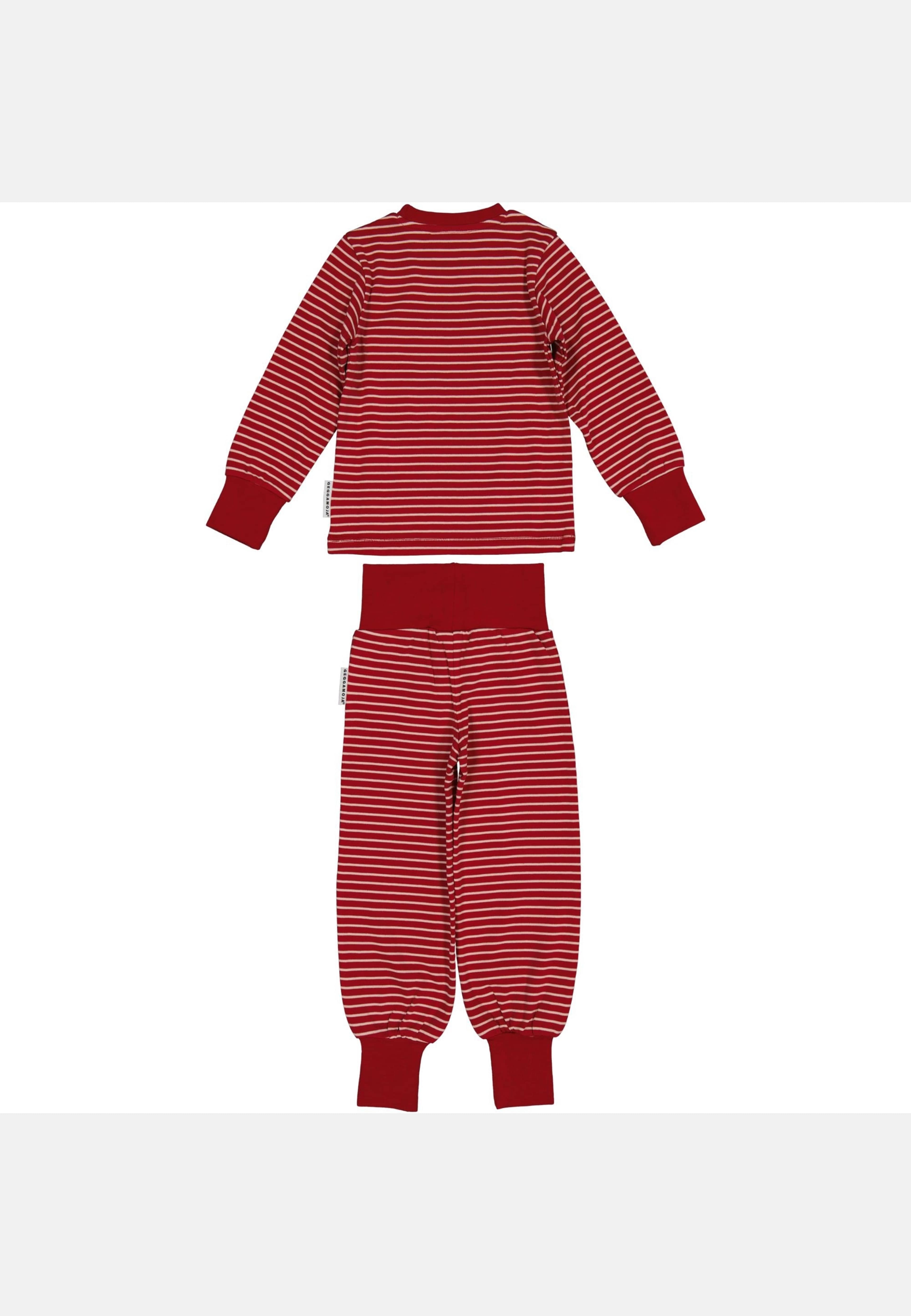 Pyjamas Tvådelad, från Geggamoja, i färgen red. Klicka för att öppna bilden i stort format