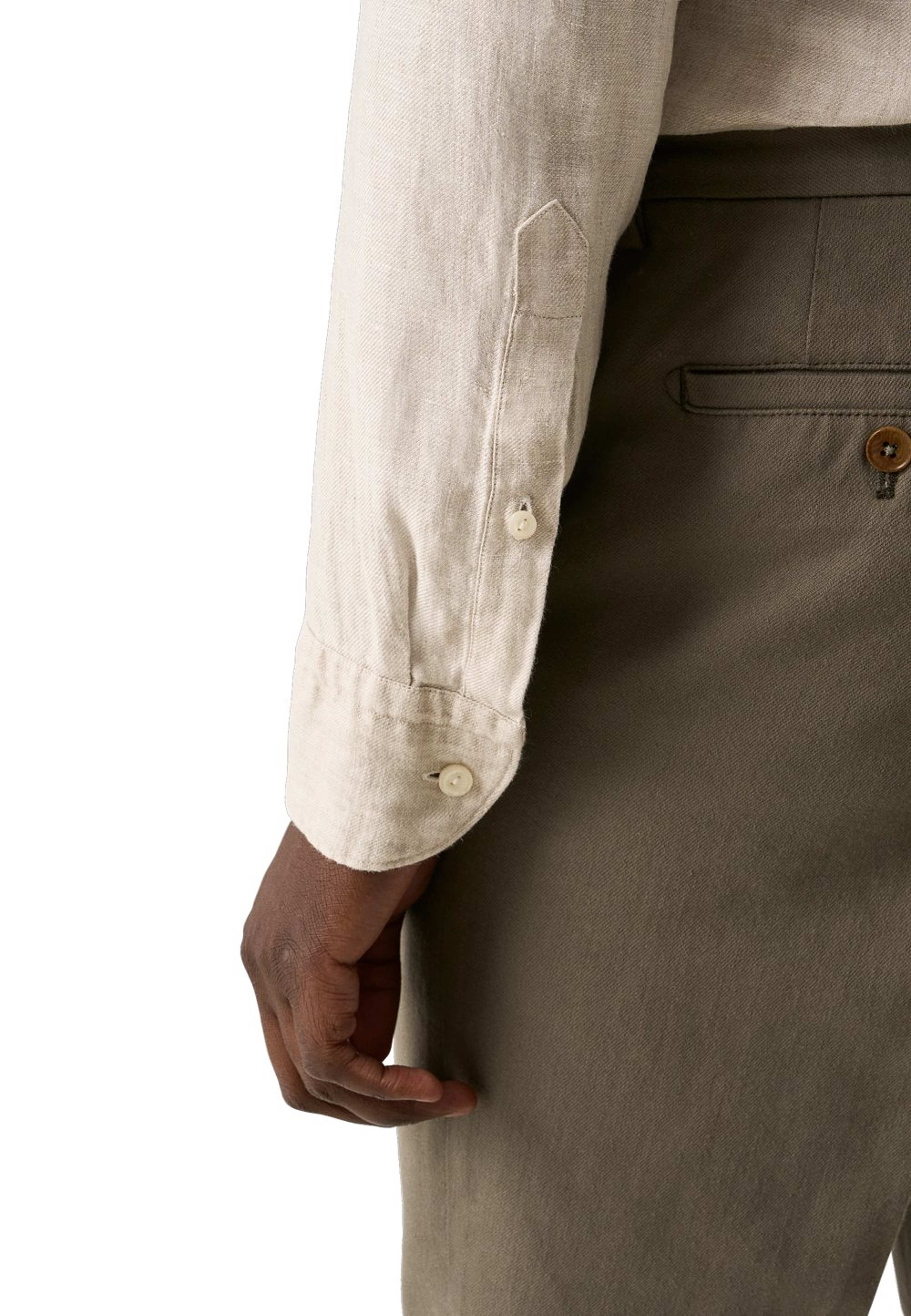 Linne Twill-skjorta Contemporary Fit