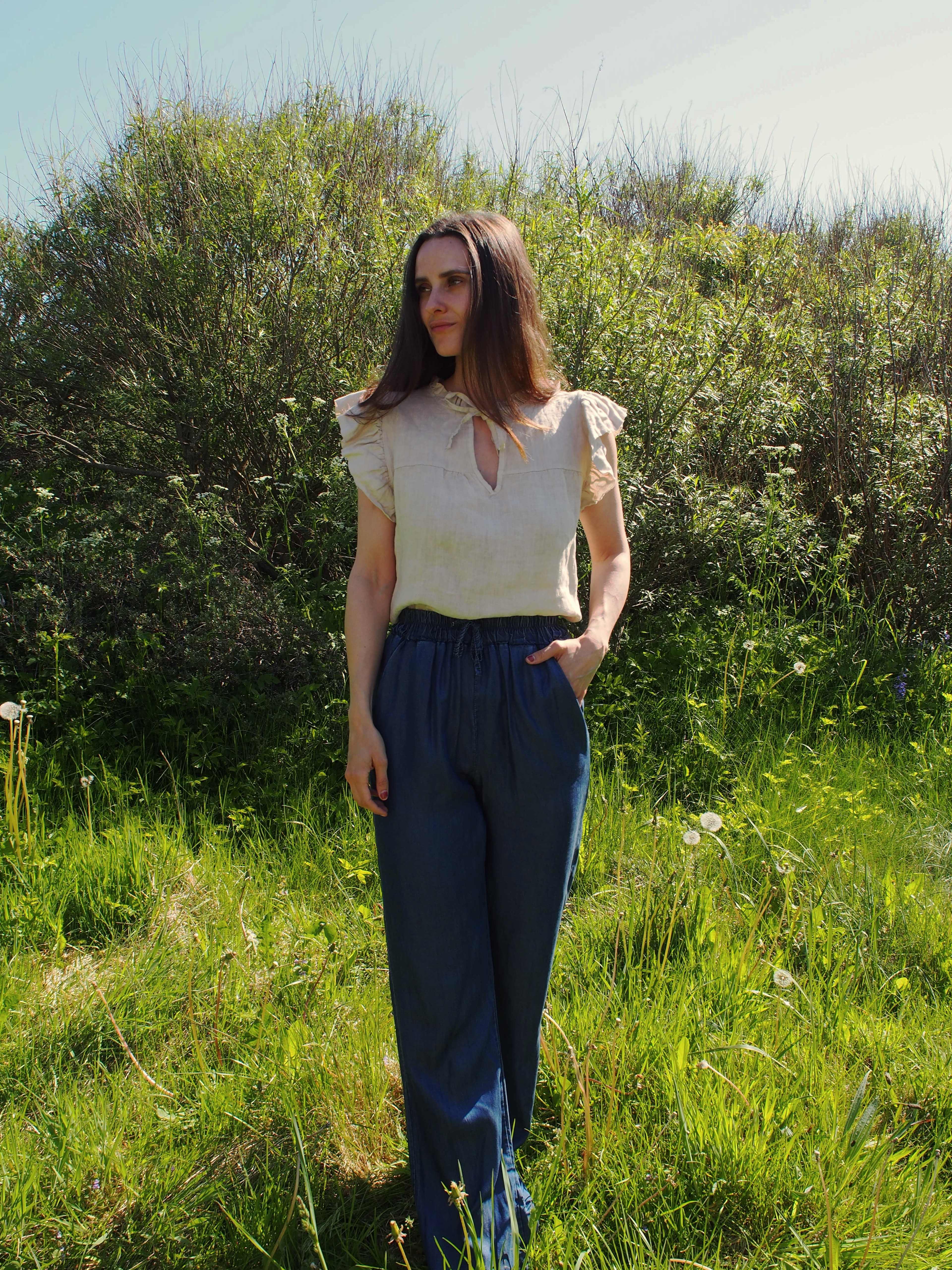Hedvig, Pants - Denim Blue
