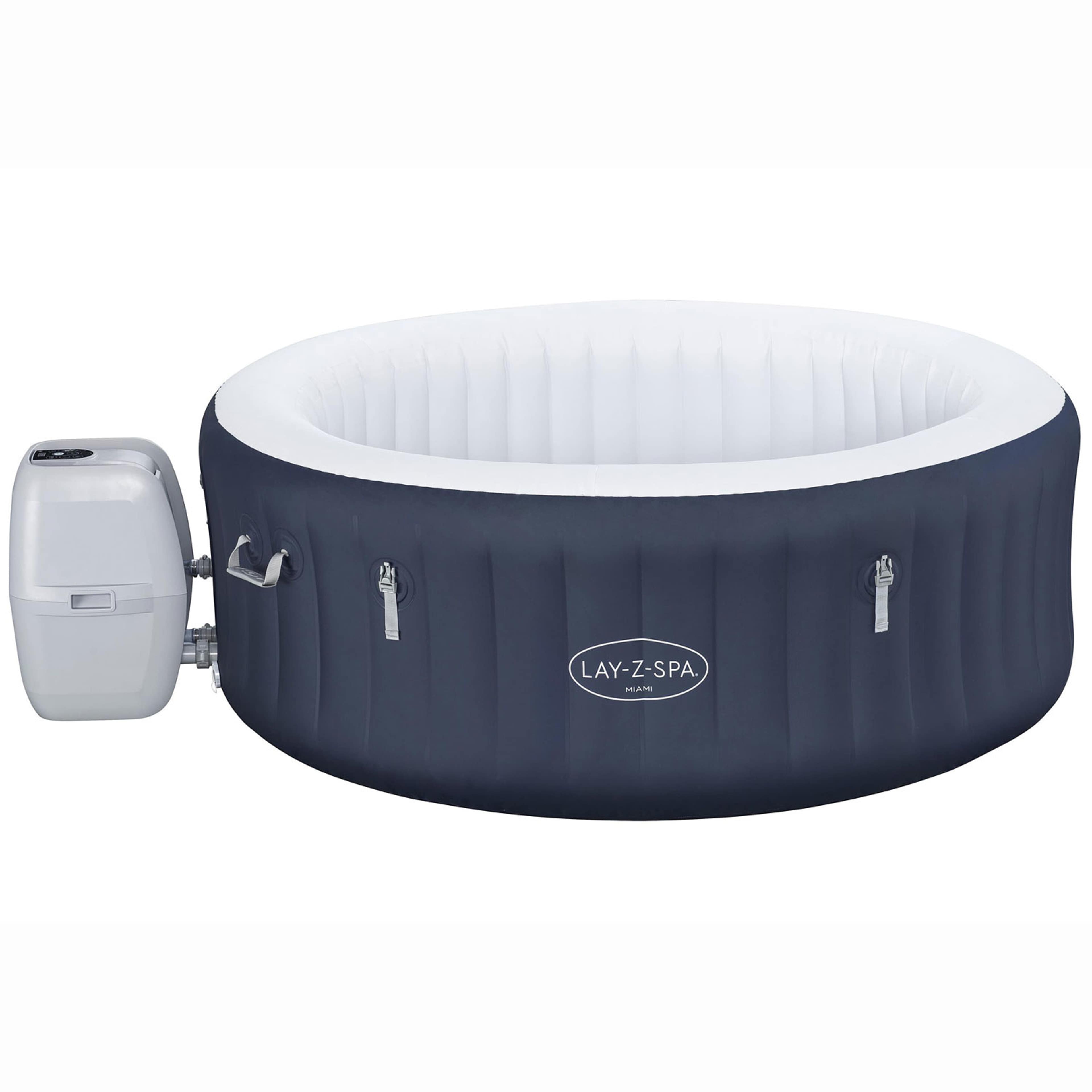 Lay-z-spa® Miami Energysense Airjet 4 Mörkblå 1.80m X 66cm