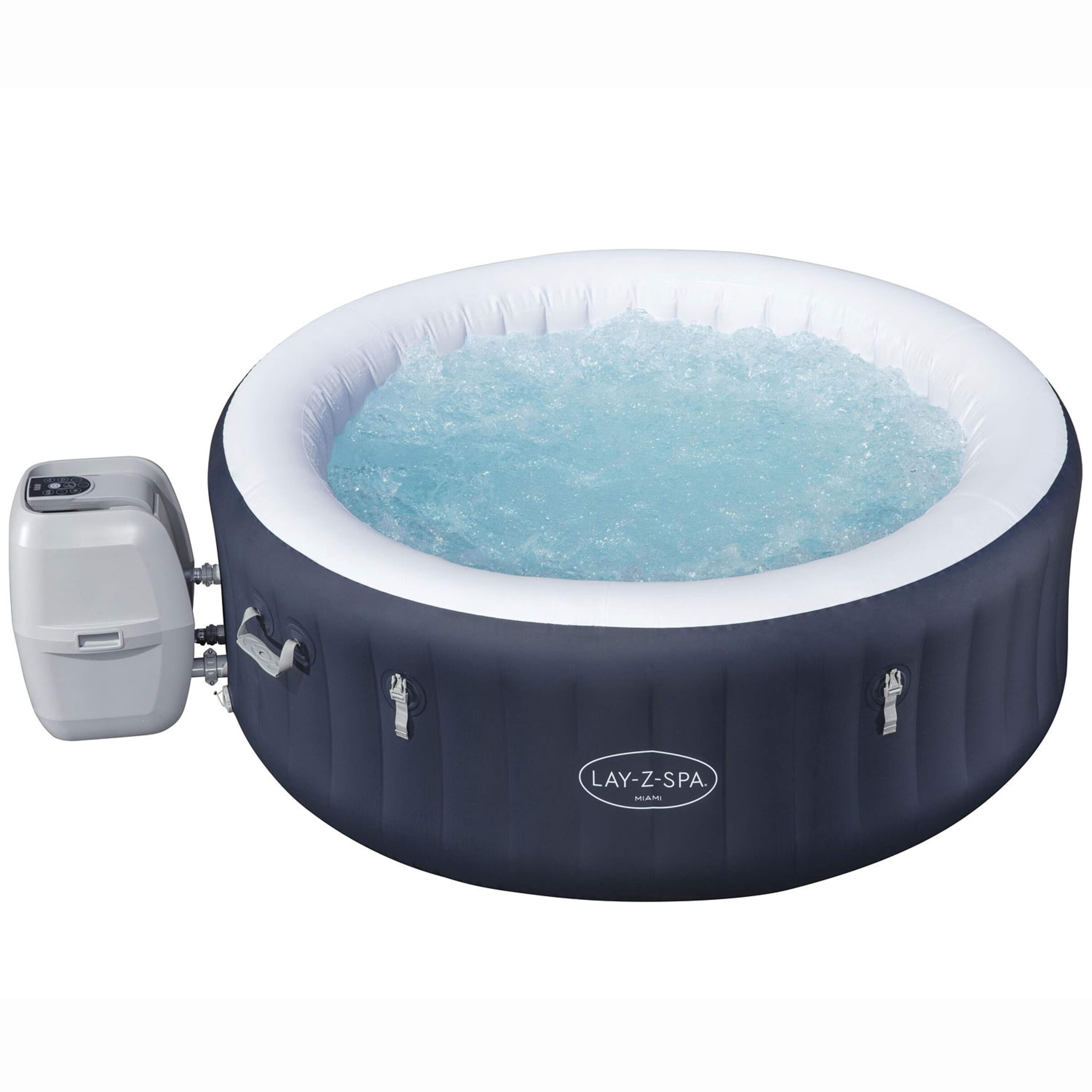 Lay-z-spa® Miami Energysense Airjet 4 Mörkblå 1.80m X 66cm