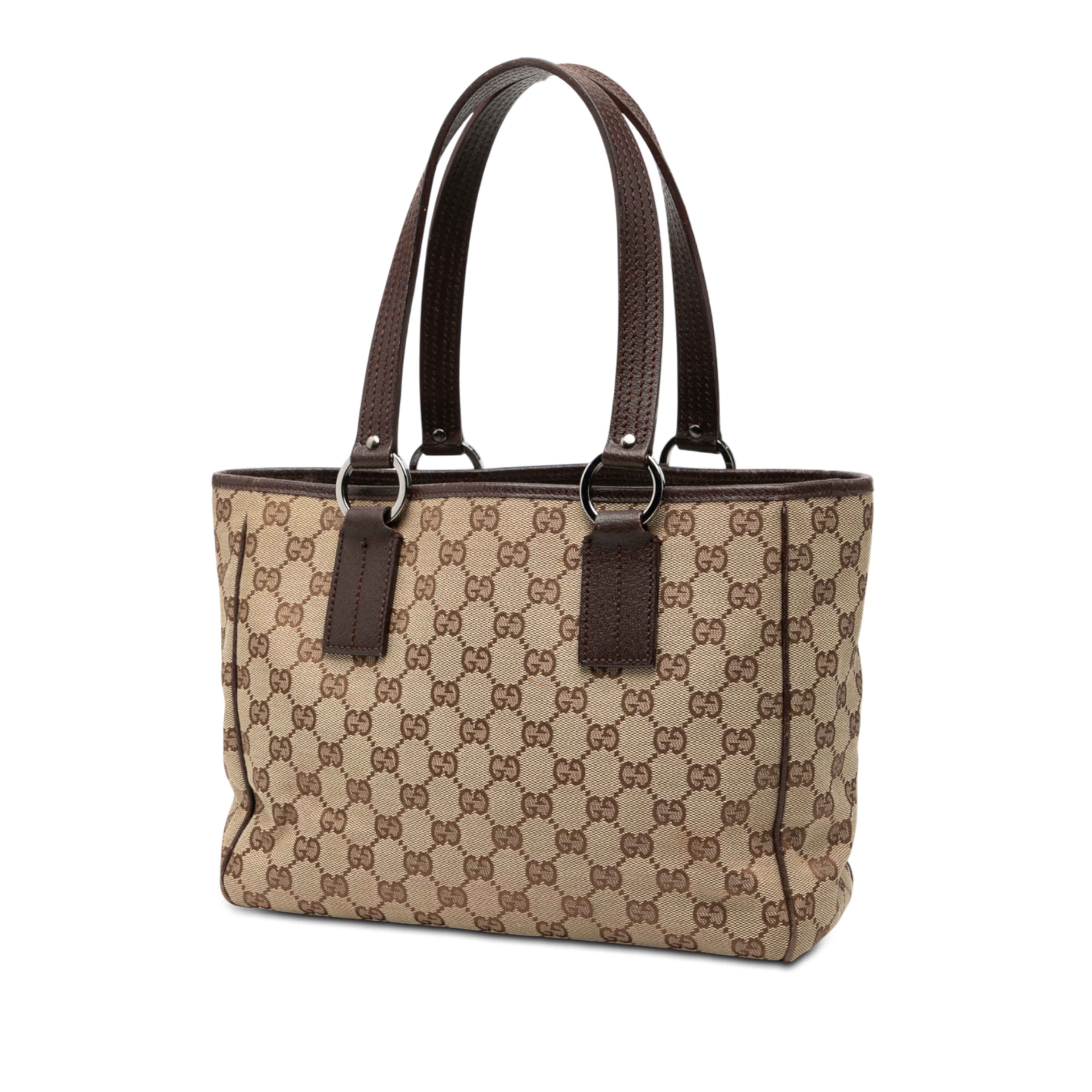 Gucci Gg Canvas Tote, från Luxclusif, i färgen beige. Klicka för att öppna bilden i stort format