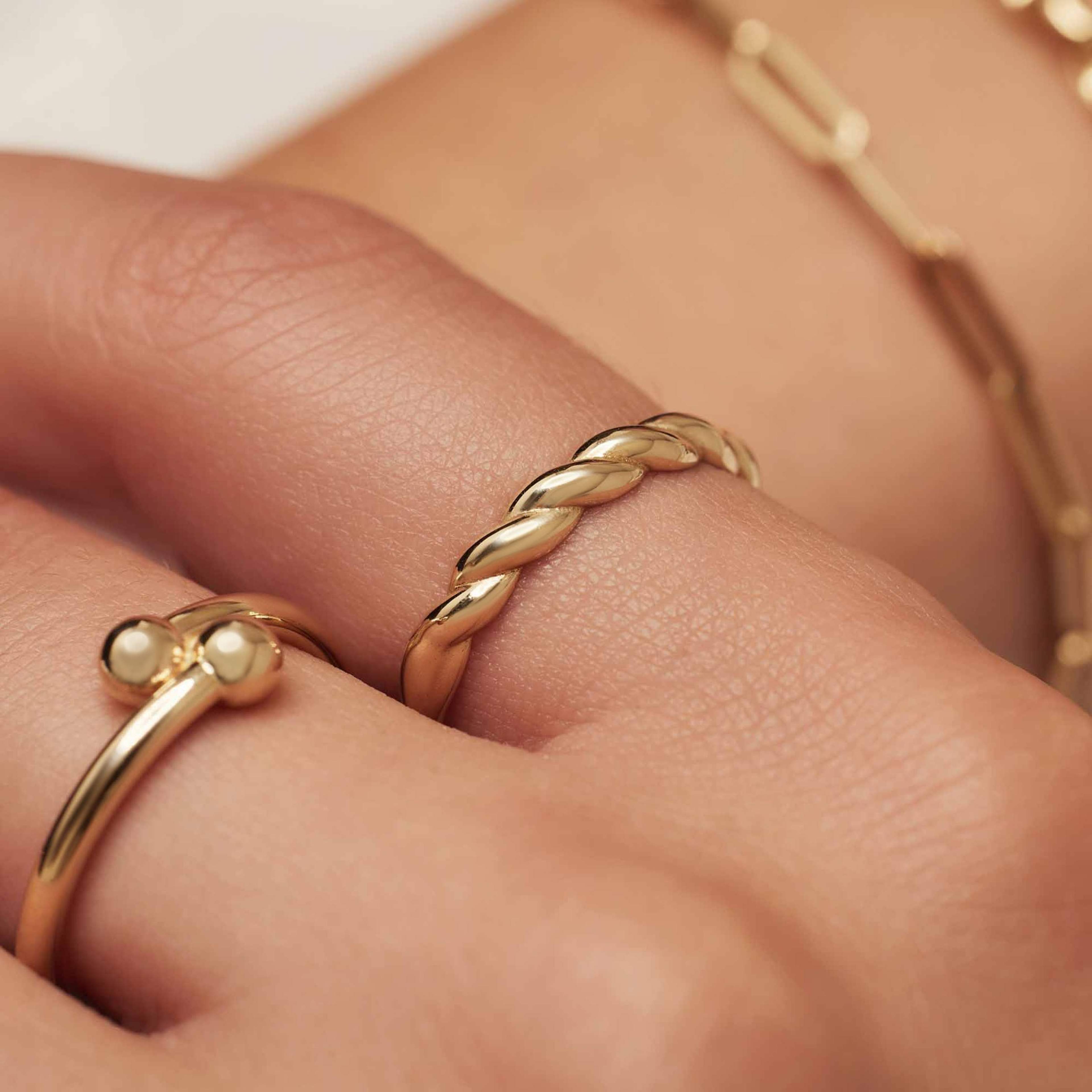 Rivoli 14 Karat Guld Ring