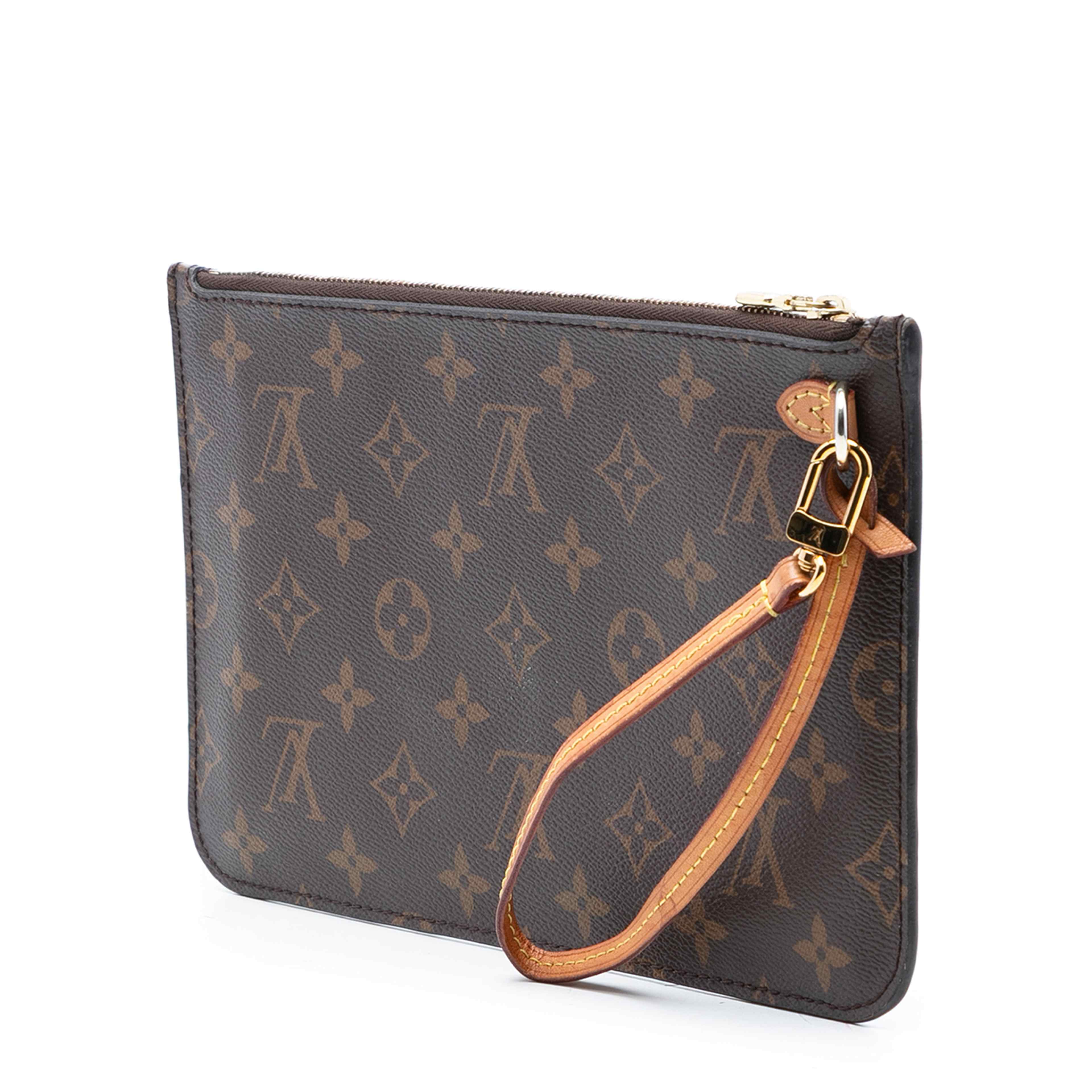 Louis Vuitton Monogram Neverfull Mm Pouch, från Luxclusif, i färgen brown. Klicka för att öppna bilden i stort format