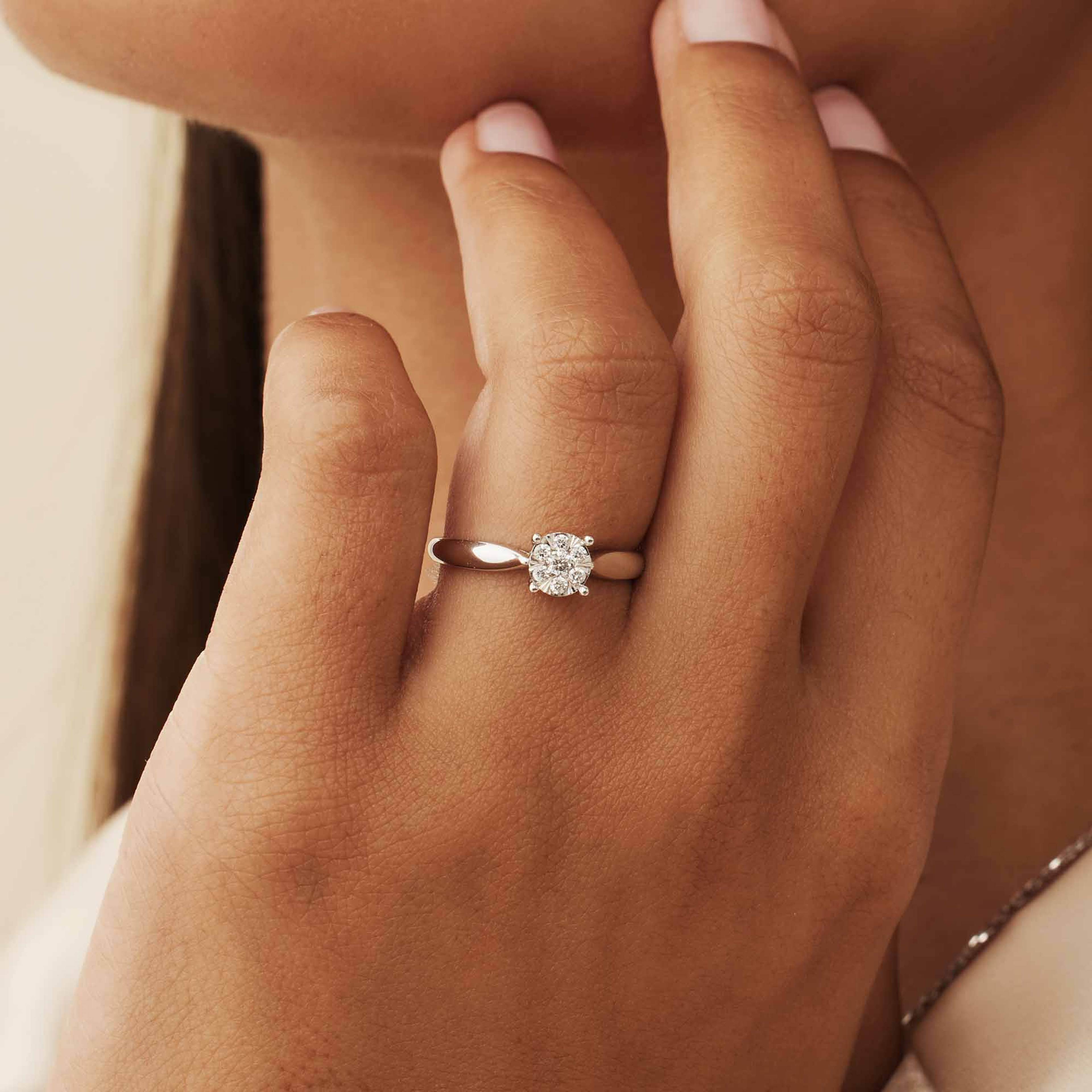 De La Paix Vitt Guld Ring