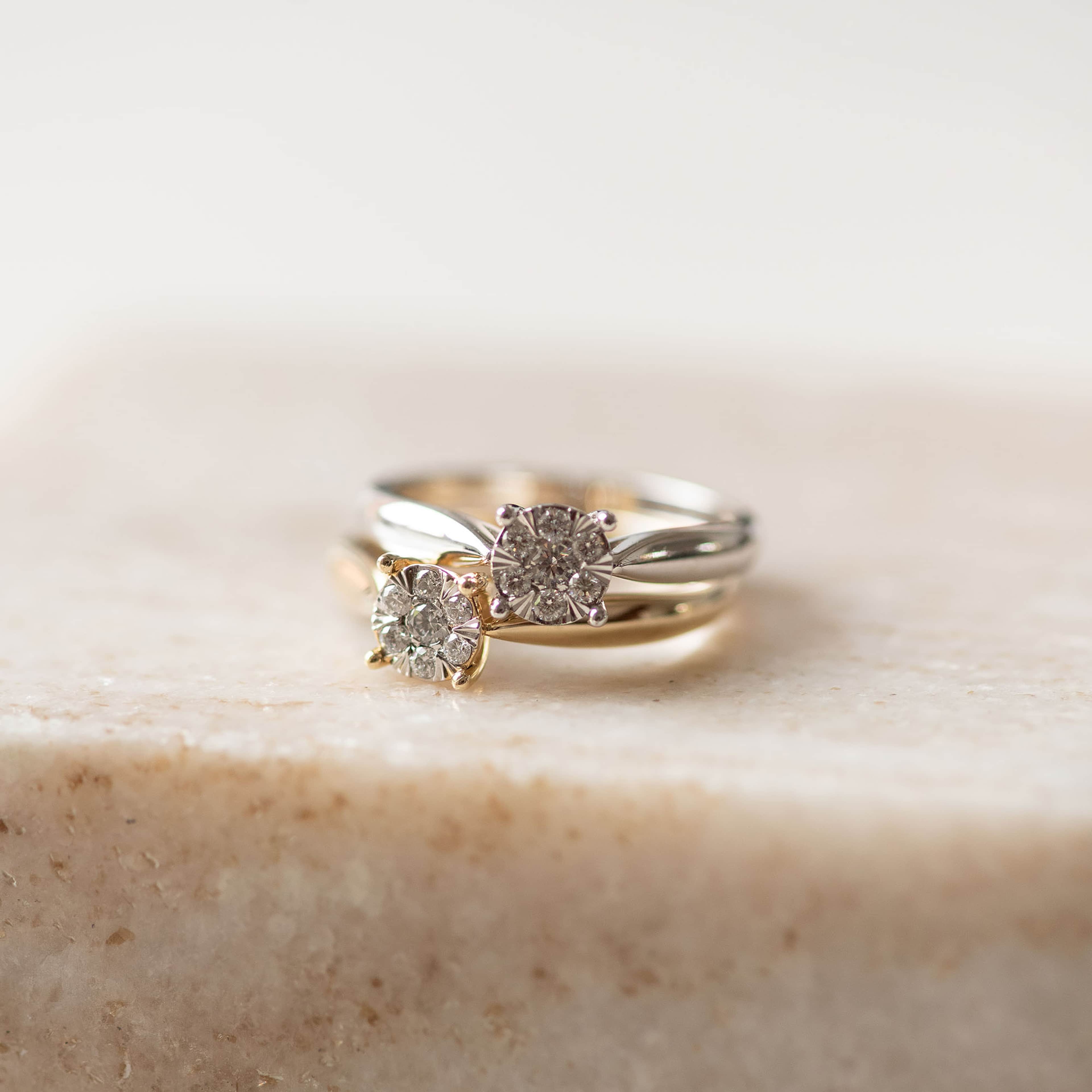 De La Paix Vitt Guld Ring