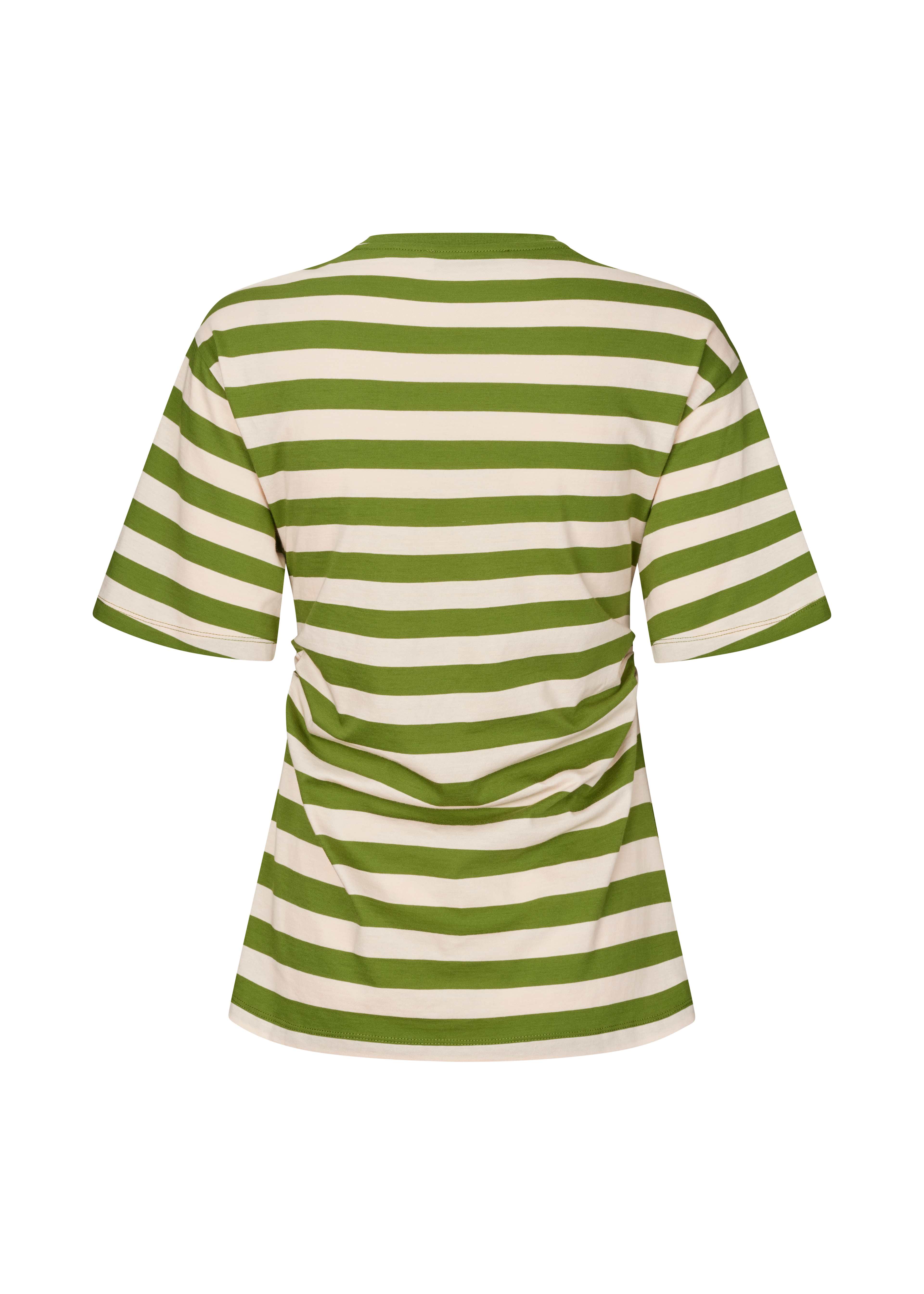 Barneymd T-shirt, från Modström, i färgen silver lime stripe. Klicka för att öppna bilden i stort format