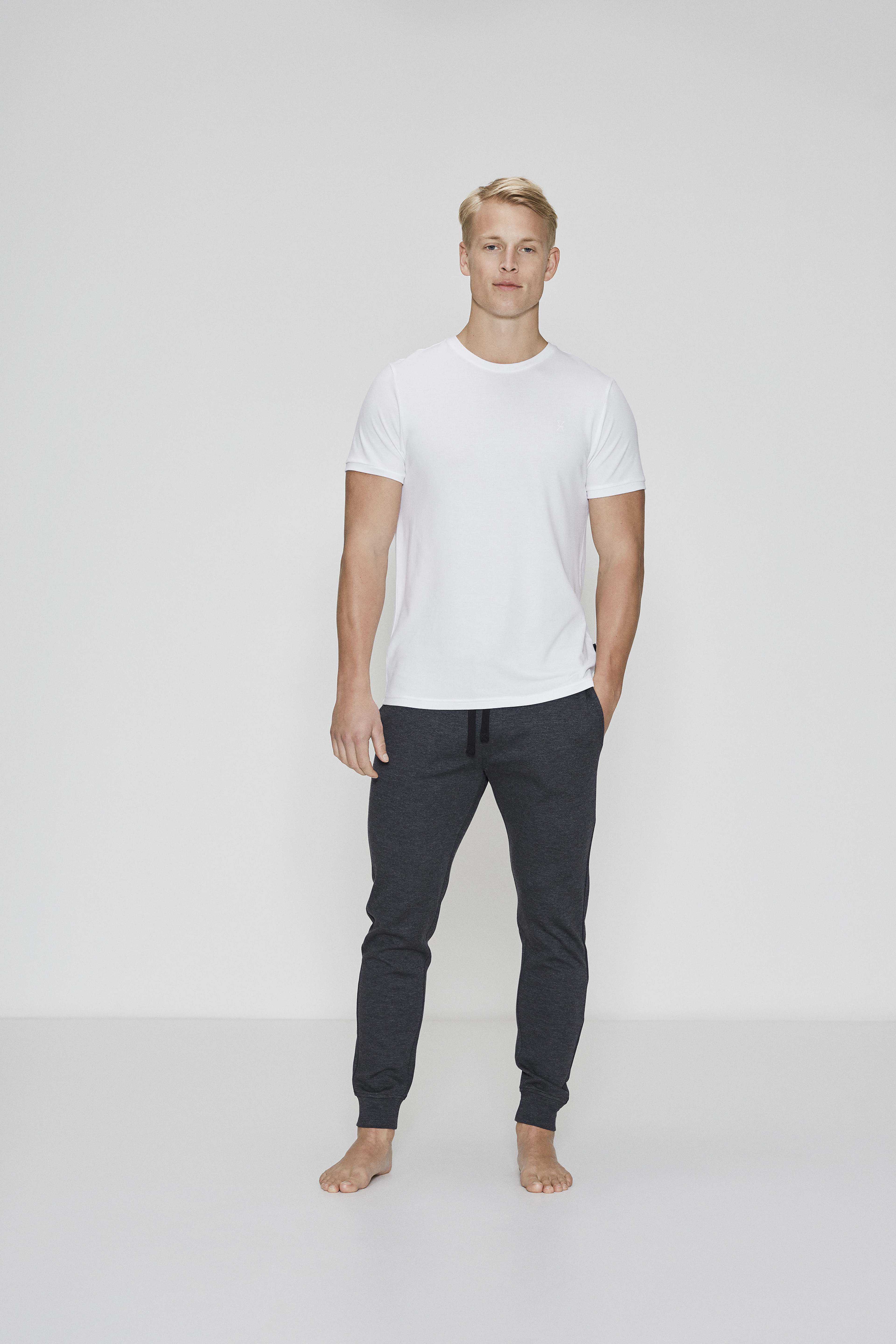 2-pack Bambu, Pique T-shirt, Navy