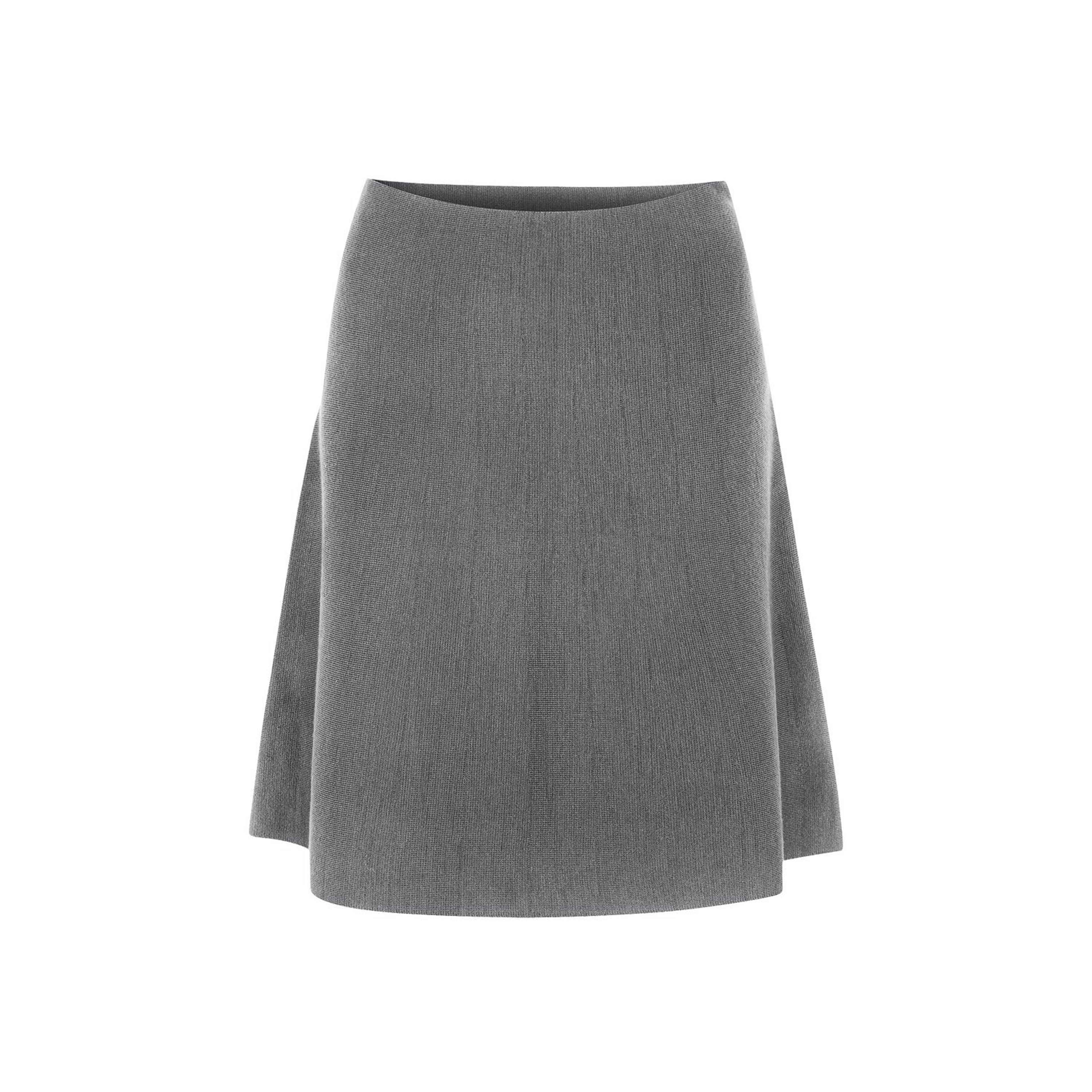 Srhenrietta Short Skirt - Medium Grey Melange