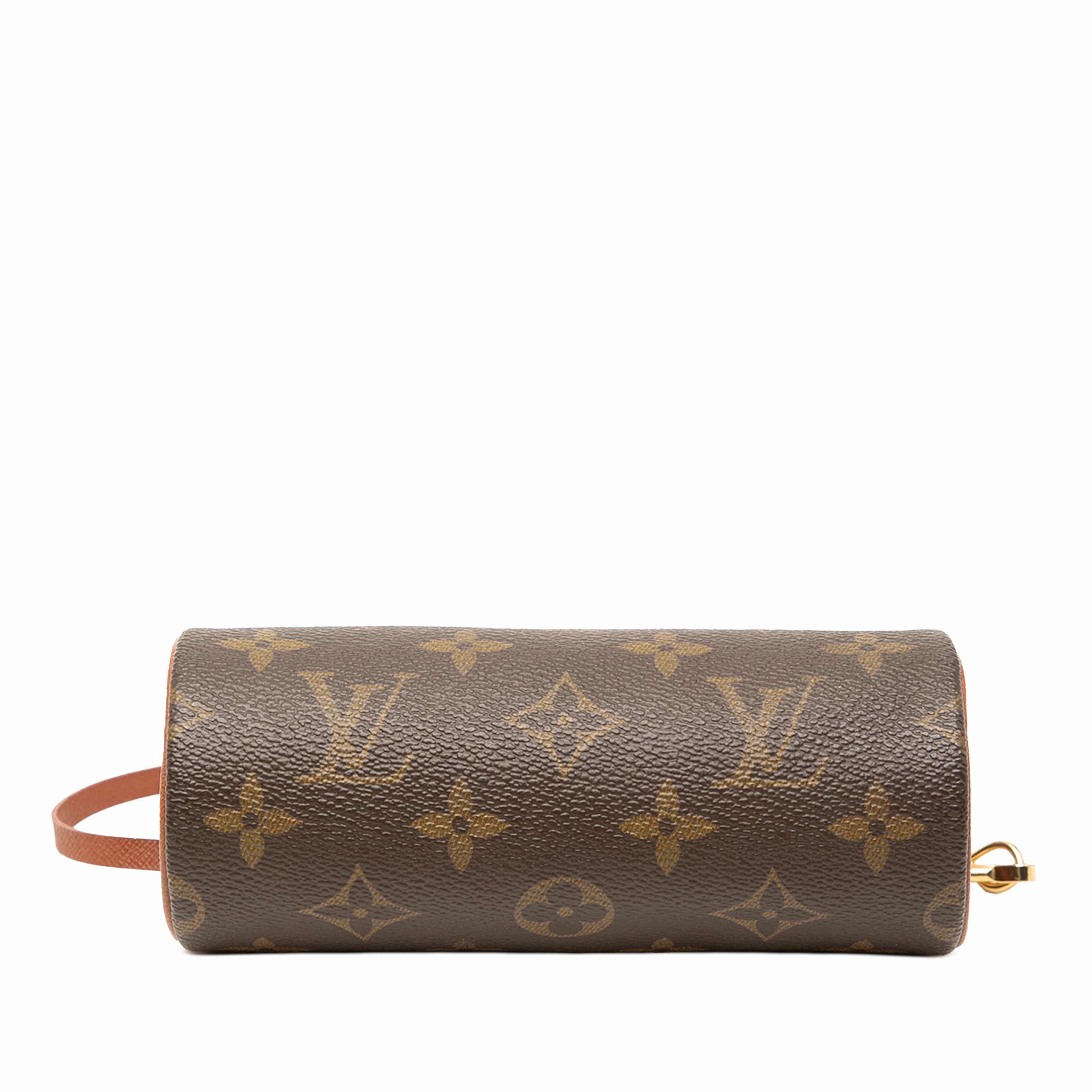 Louis Vuitton Monogram Papillon Pochette, från Luxclusif, i färgen brown. Klicka för att öppna bilden i stort format