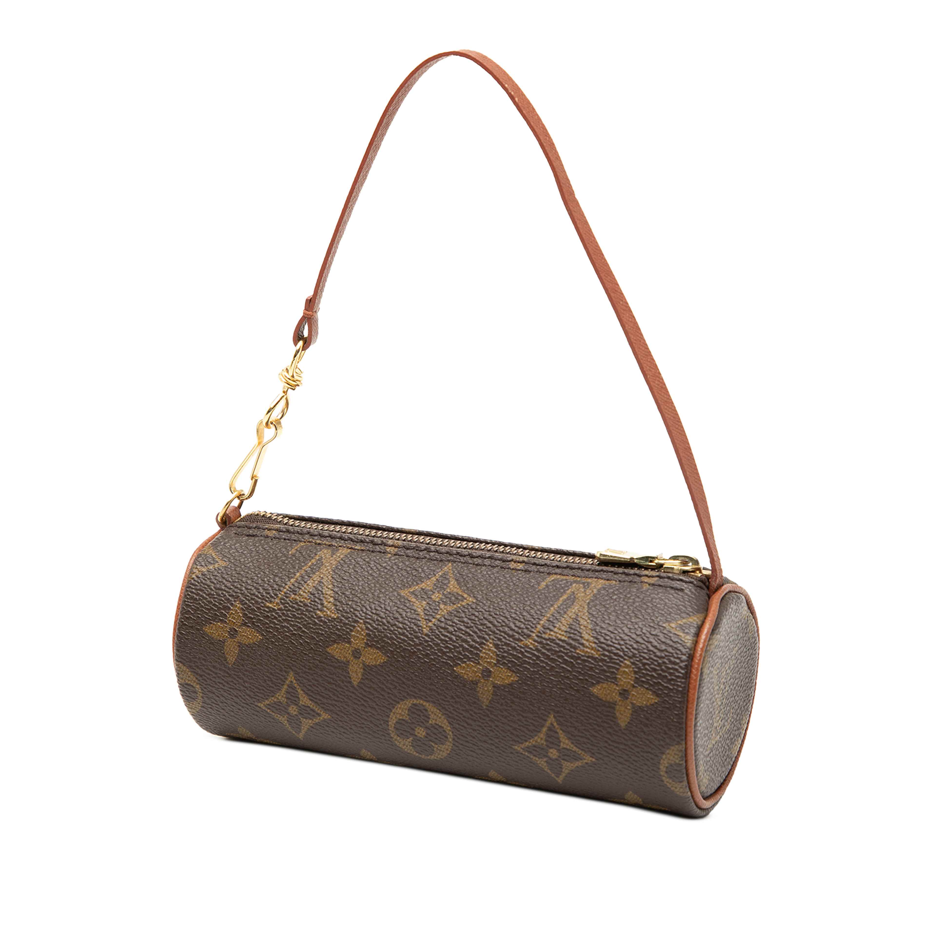 Louis Vuitton Monogram Papillon Pochette, från Luxclusif, i färgen brown. Klicka för att öppna bilden i stort format