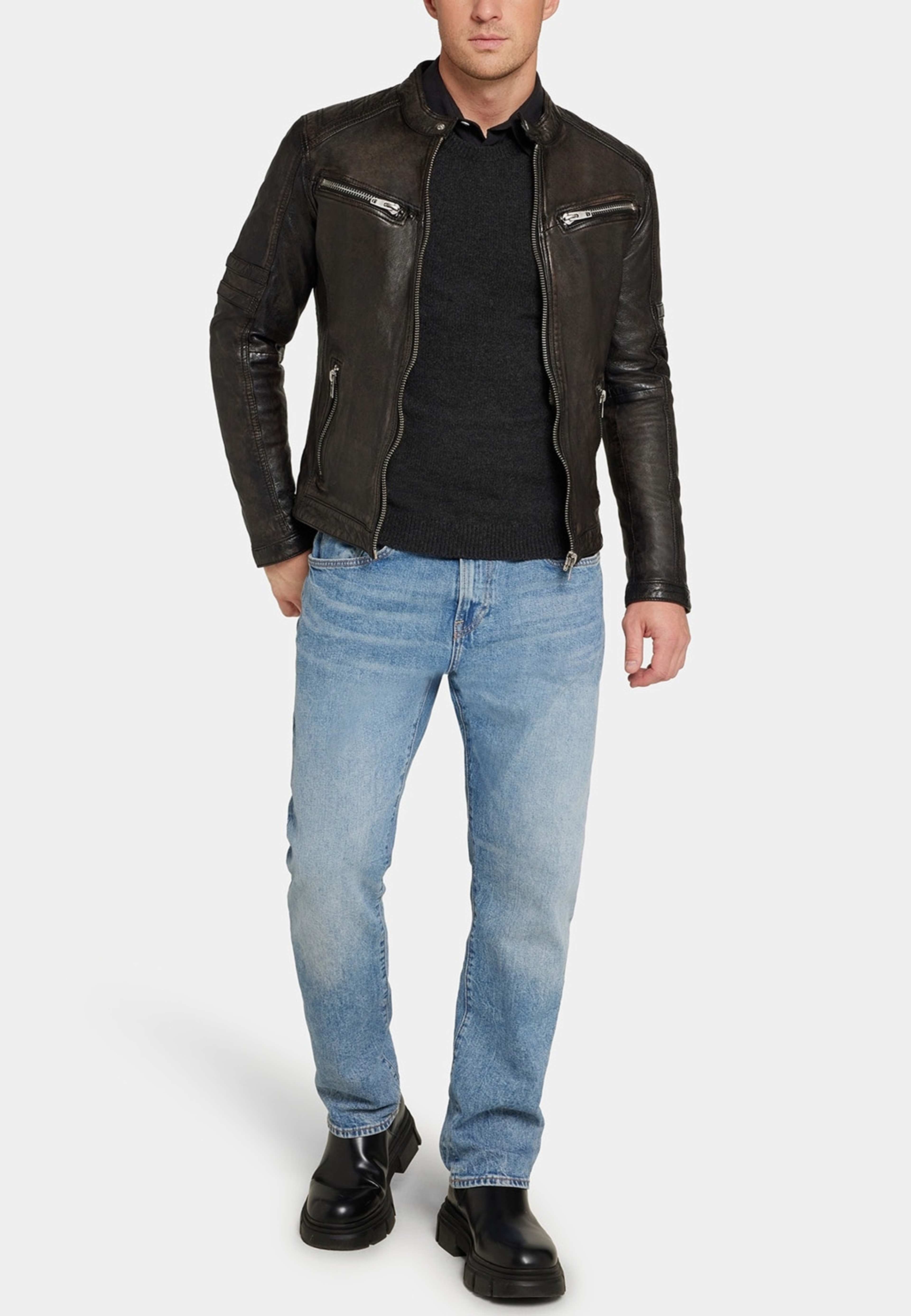 Mission Jacket, från ROCKANDBLUE, i färgen black/beige. Klicka för att öppna bilden i stort format