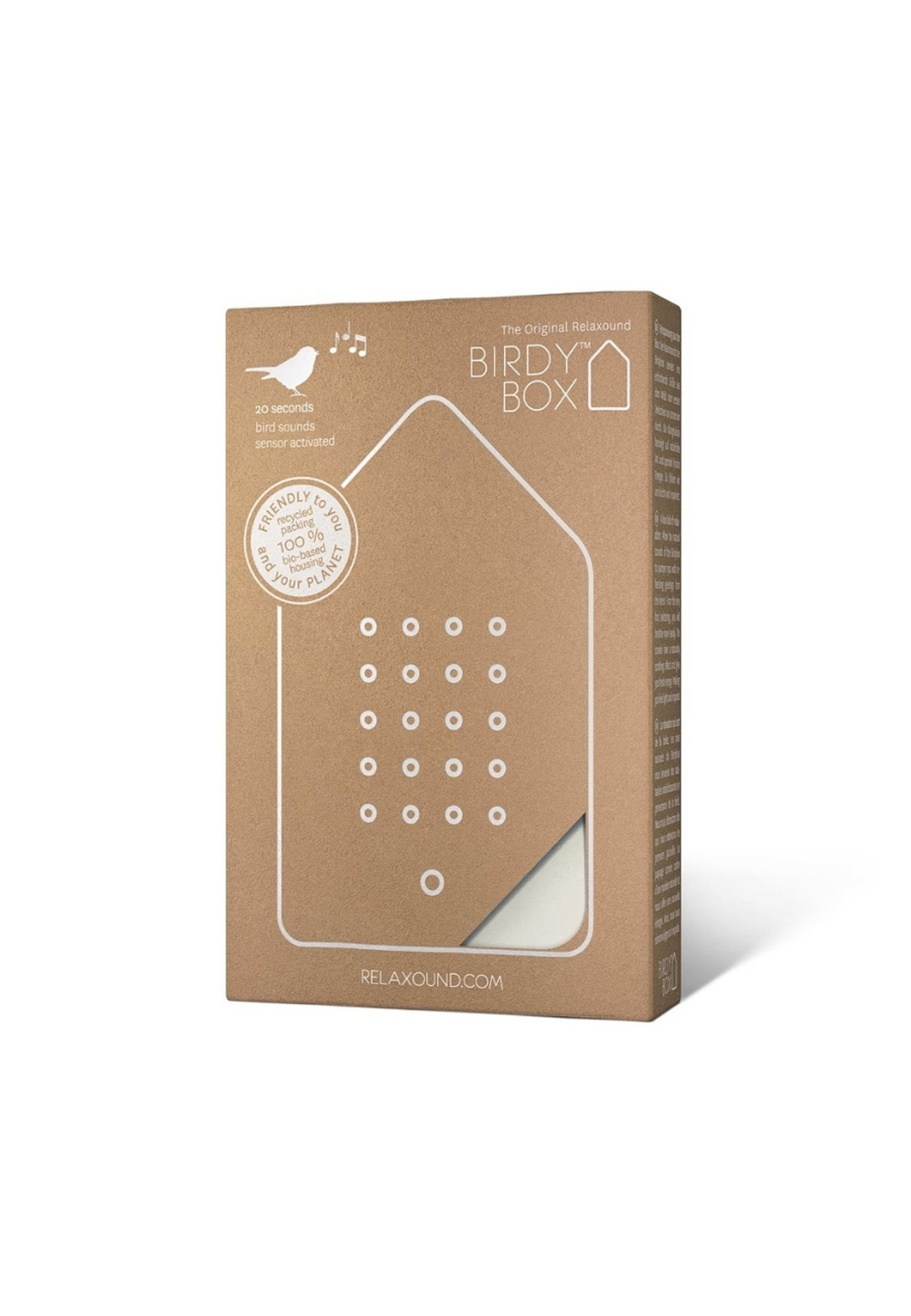 Birdybox Speldosa Fågelkvitter Vit Jesmonite