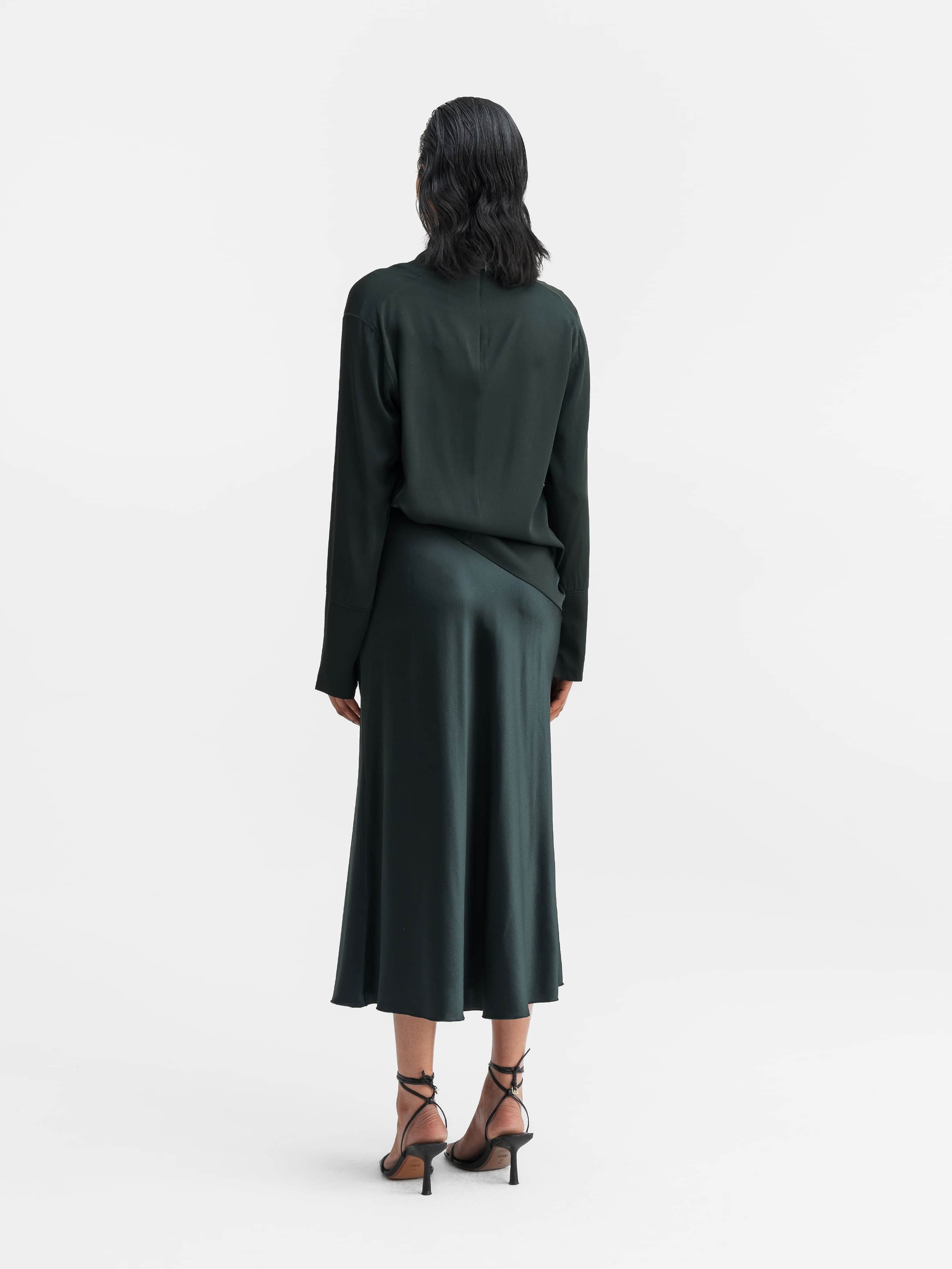 Hana Satin Silk Skirt