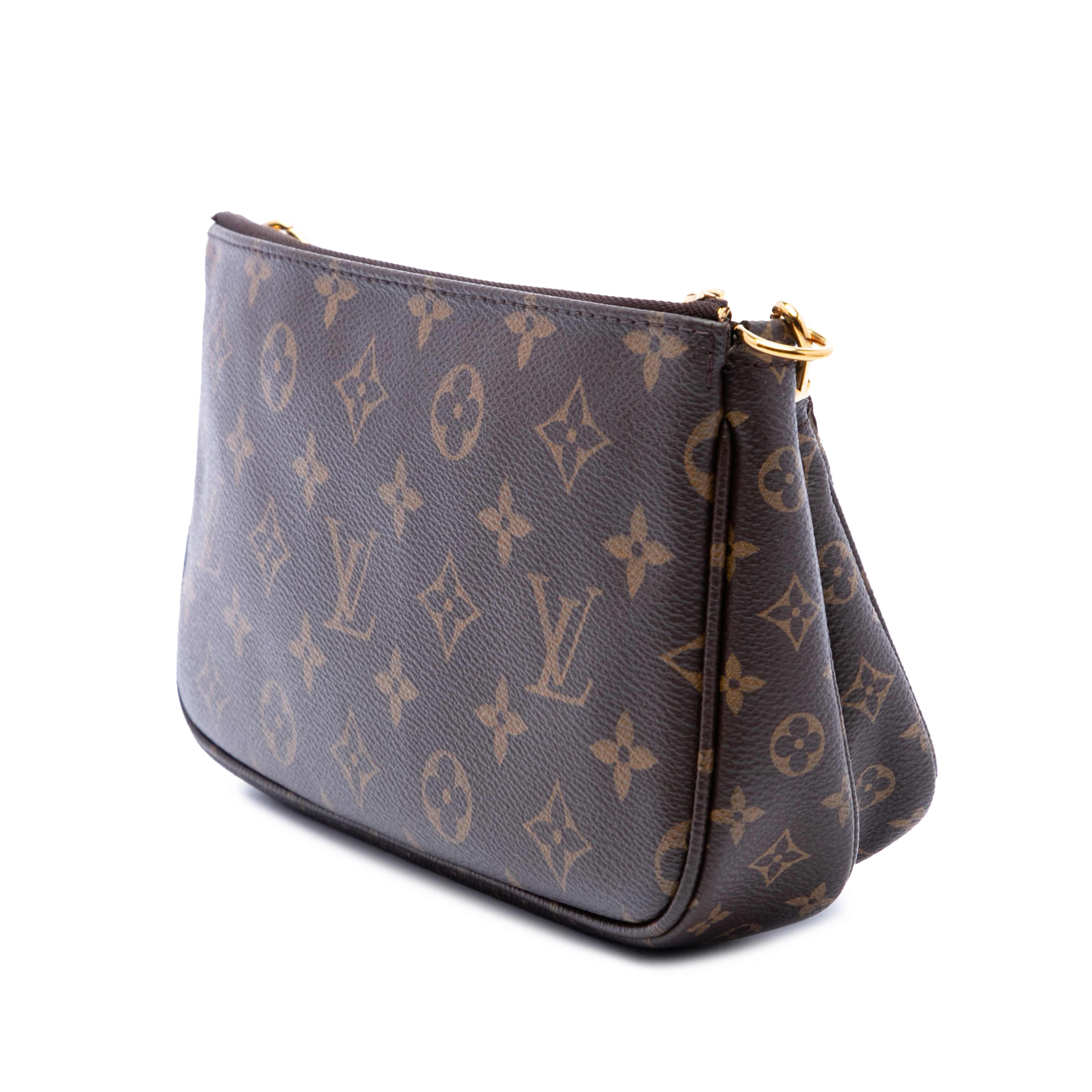 Louis Vuitton Monogram Multi Pochette Accessoires, från Luxclusif, i färgen brun. Klicka för att öppna bilden i stort format