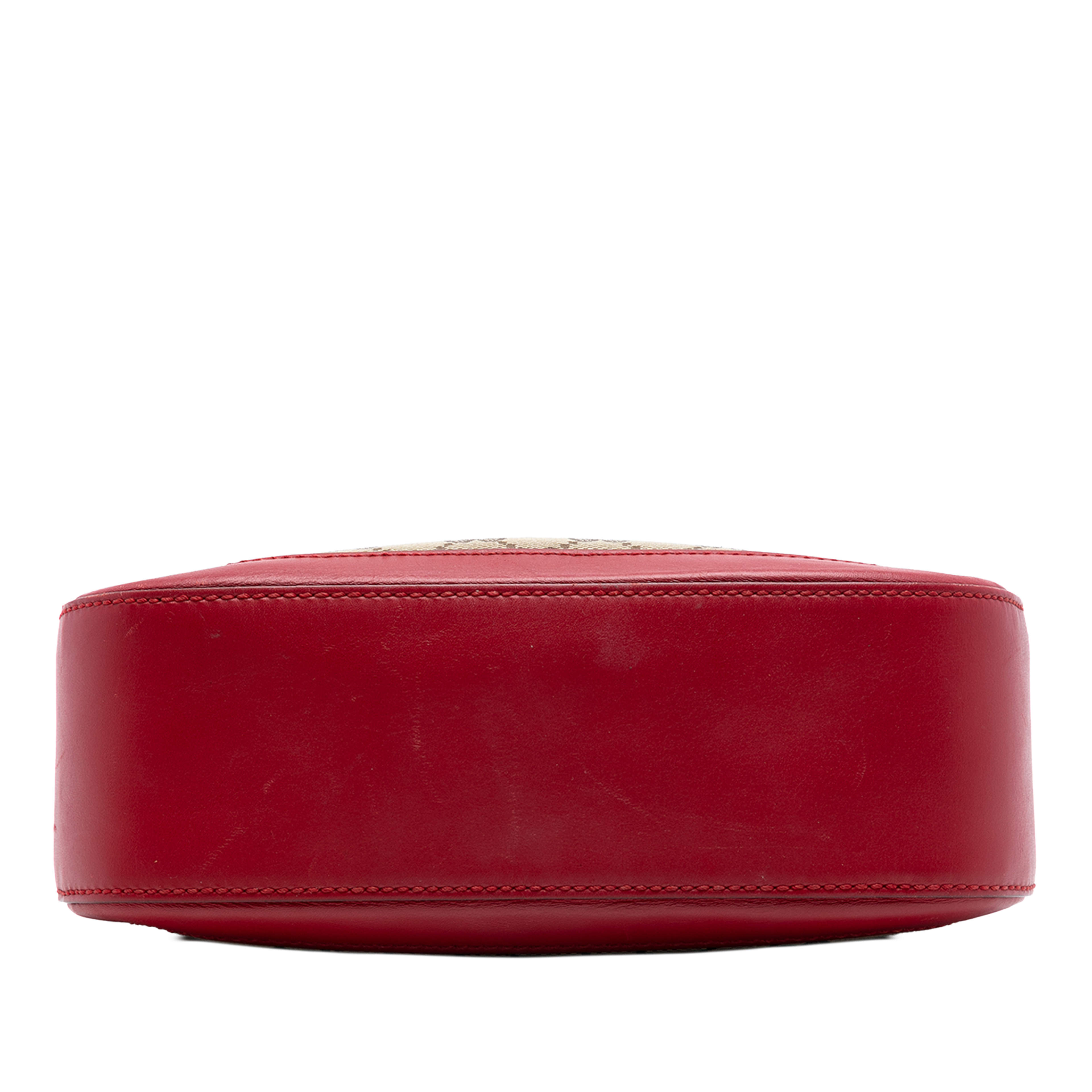 Gucci Medium Gg Canvas Lady Web Crossbody, från Luxclusif, i färgen beige. Klicka för att öppna bilden i stort format