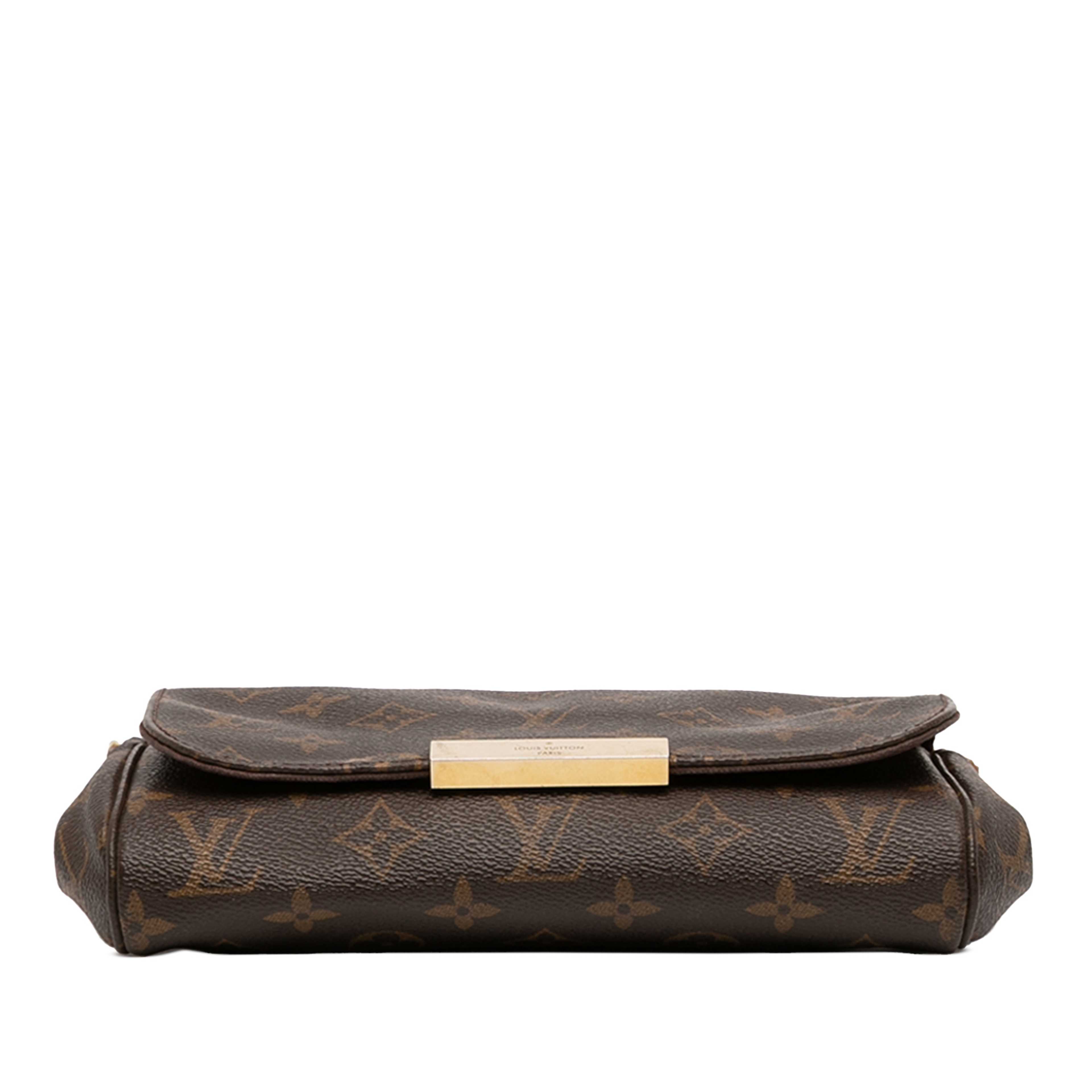 Louis Vuitton Monogram Favorite Pm, från Luxclusif, i färgen brown. Klicka för att öppna bilden i stort format