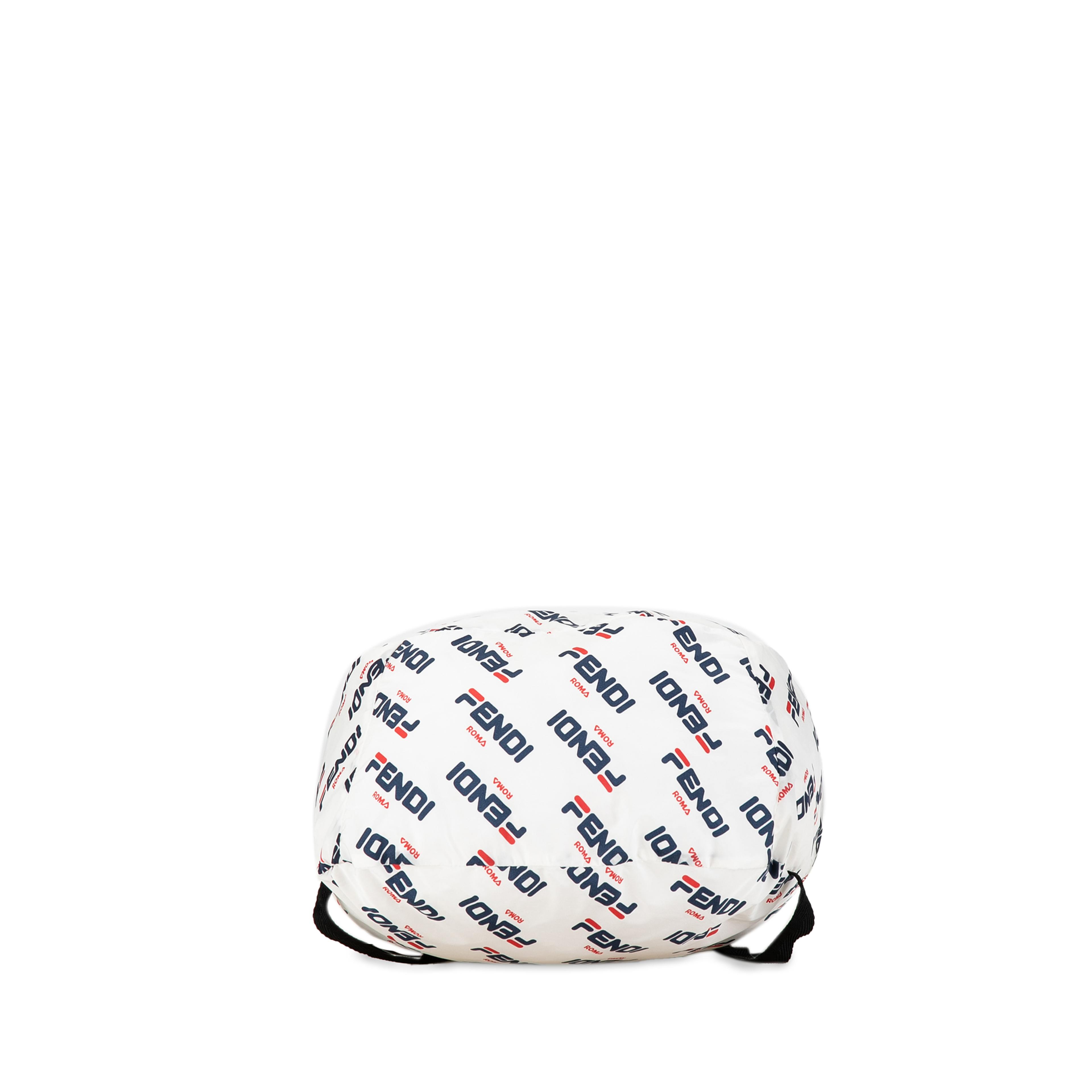 Fendi X Fila Mania Packable Backpack, från Luxclusif, i färgen white.