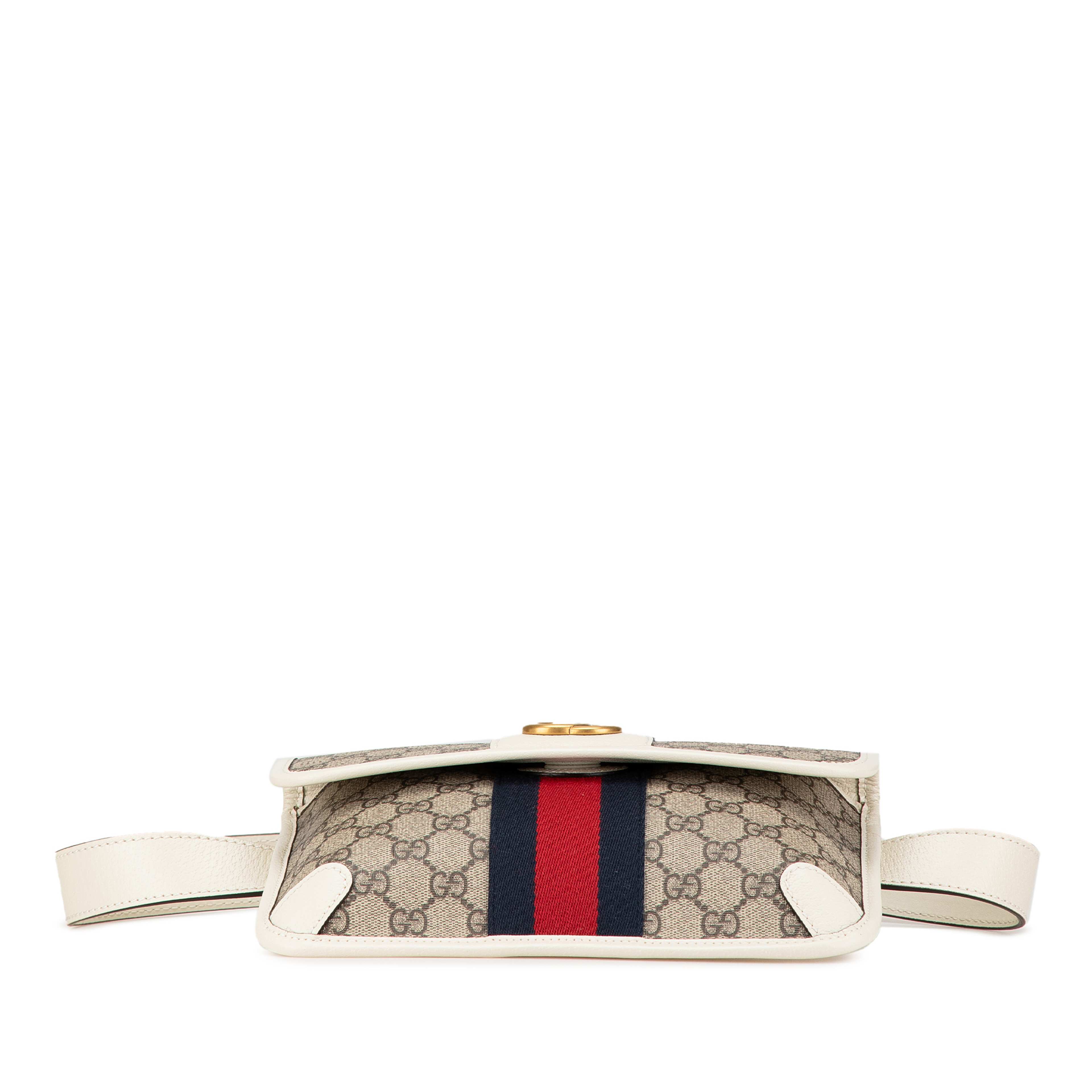 Gucci Gg Supreme Ophidia Belt Bag, från Luxclusif, i färgen beige. Klicka för att öppna bilden i stort format