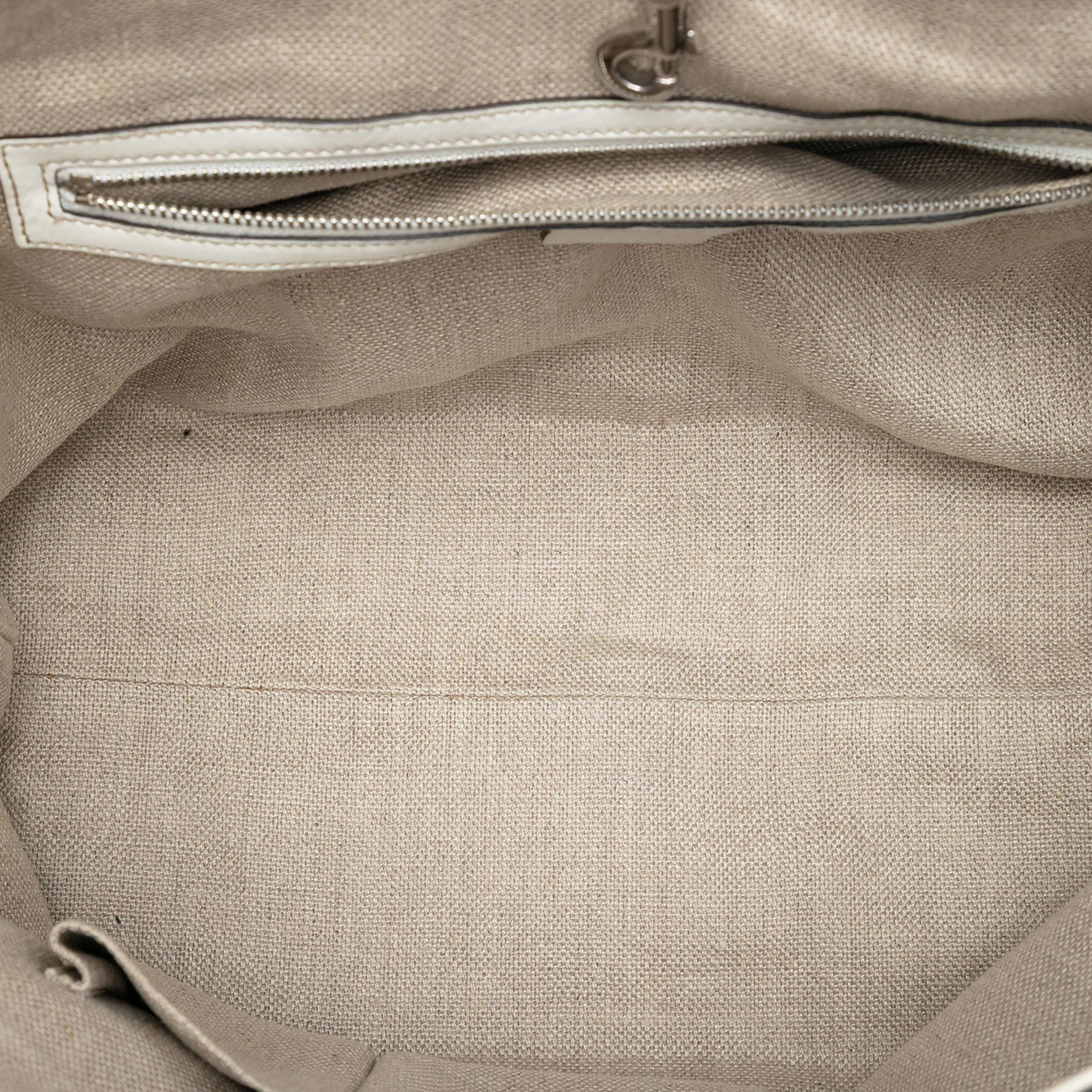 Gucci Gg Canvas Web Sunset Tote, från Luxclusif, i färgen beige. Klicka för att öppna bilden i stort format