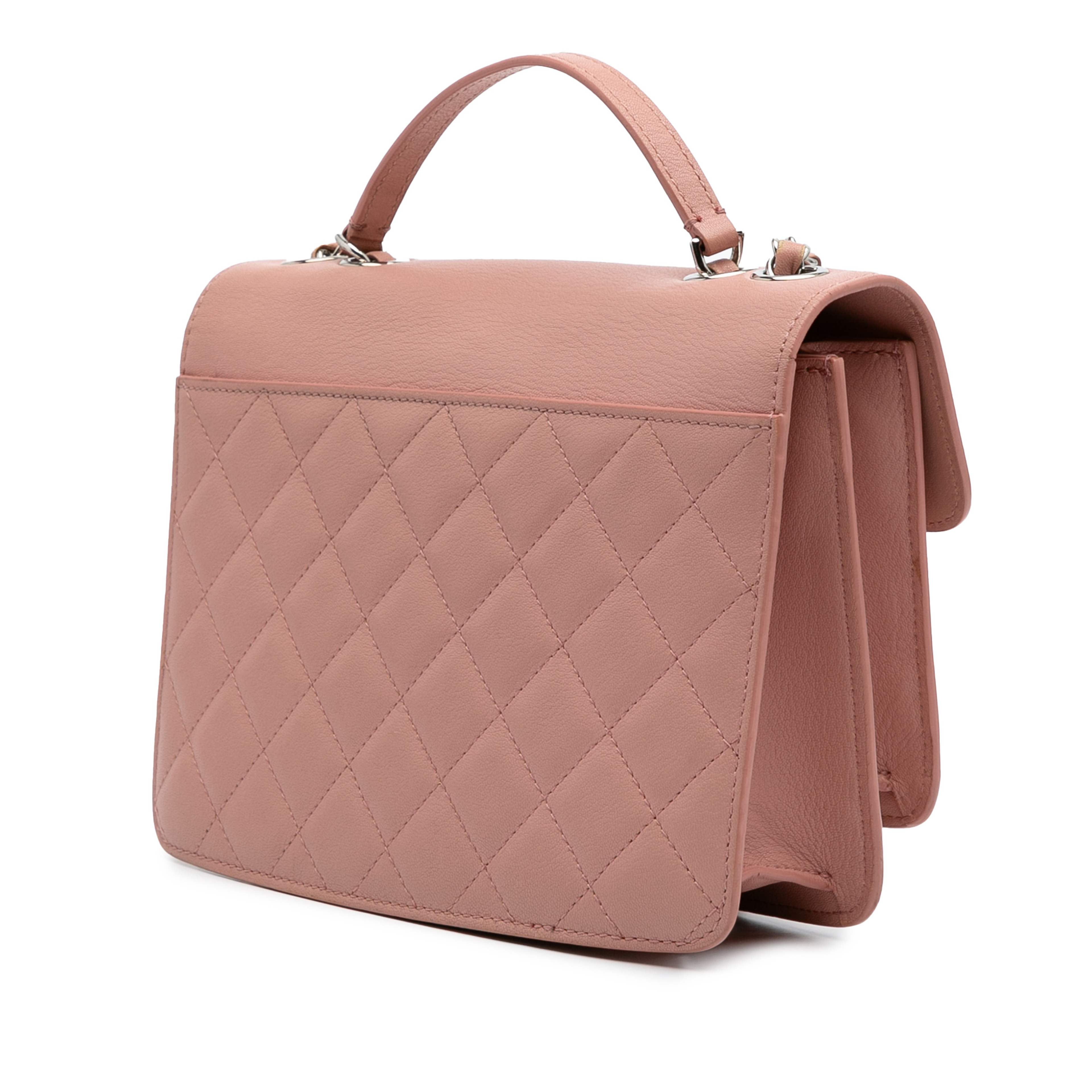 Chanel Large Quilted Goatskin Cc Box Flap