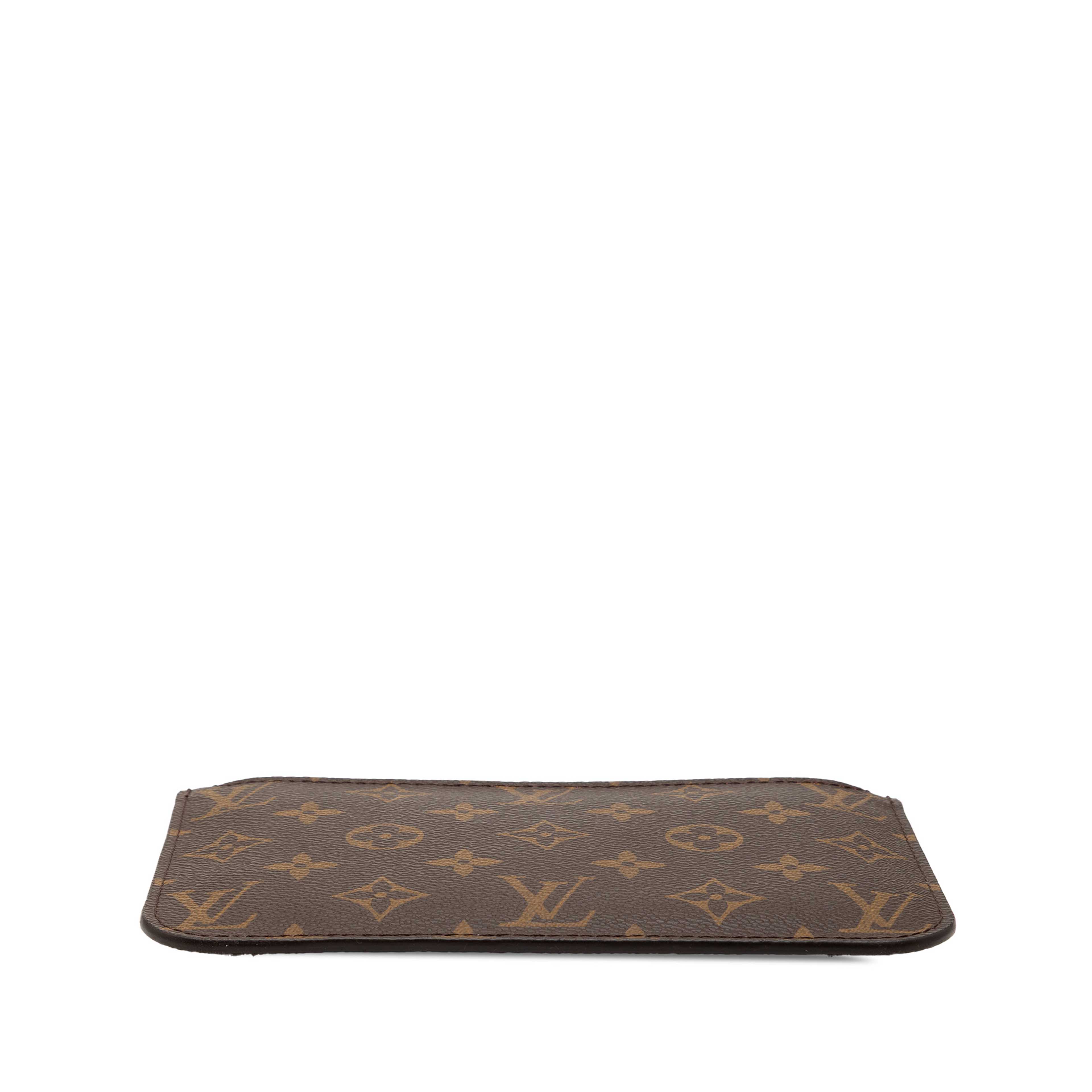 Louis Vuitton Monogram Neverfull Pouch Pm, från Luxclusif, i färgen brown. Klicka för att öppna bilden i stort format