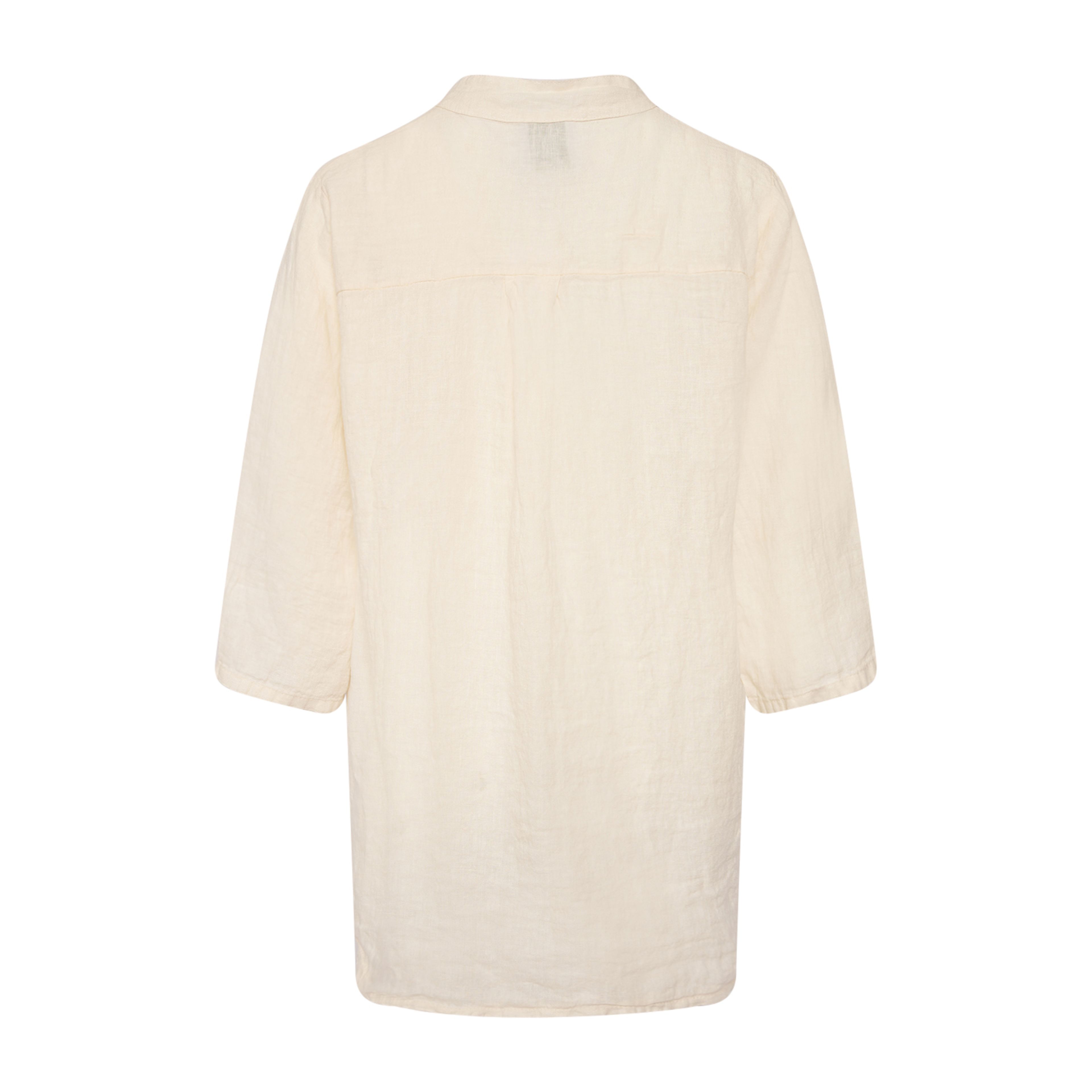 17661, Shirt, Linen - Butter Cream
