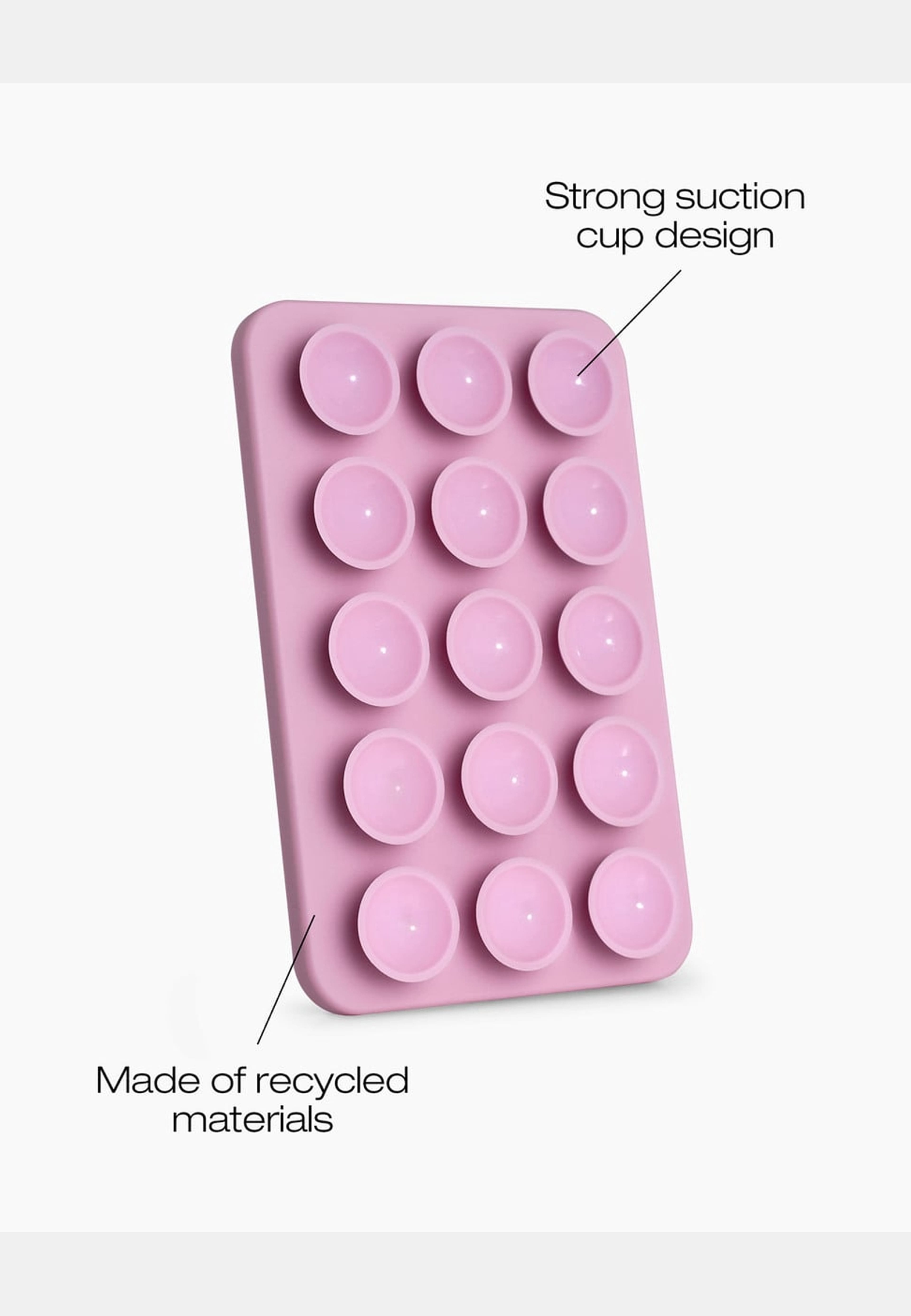 Magsafe Suction Phone Mount, från Ideal Of Sweden, i färgen pink. Klicka för att öppna bilden i stort format