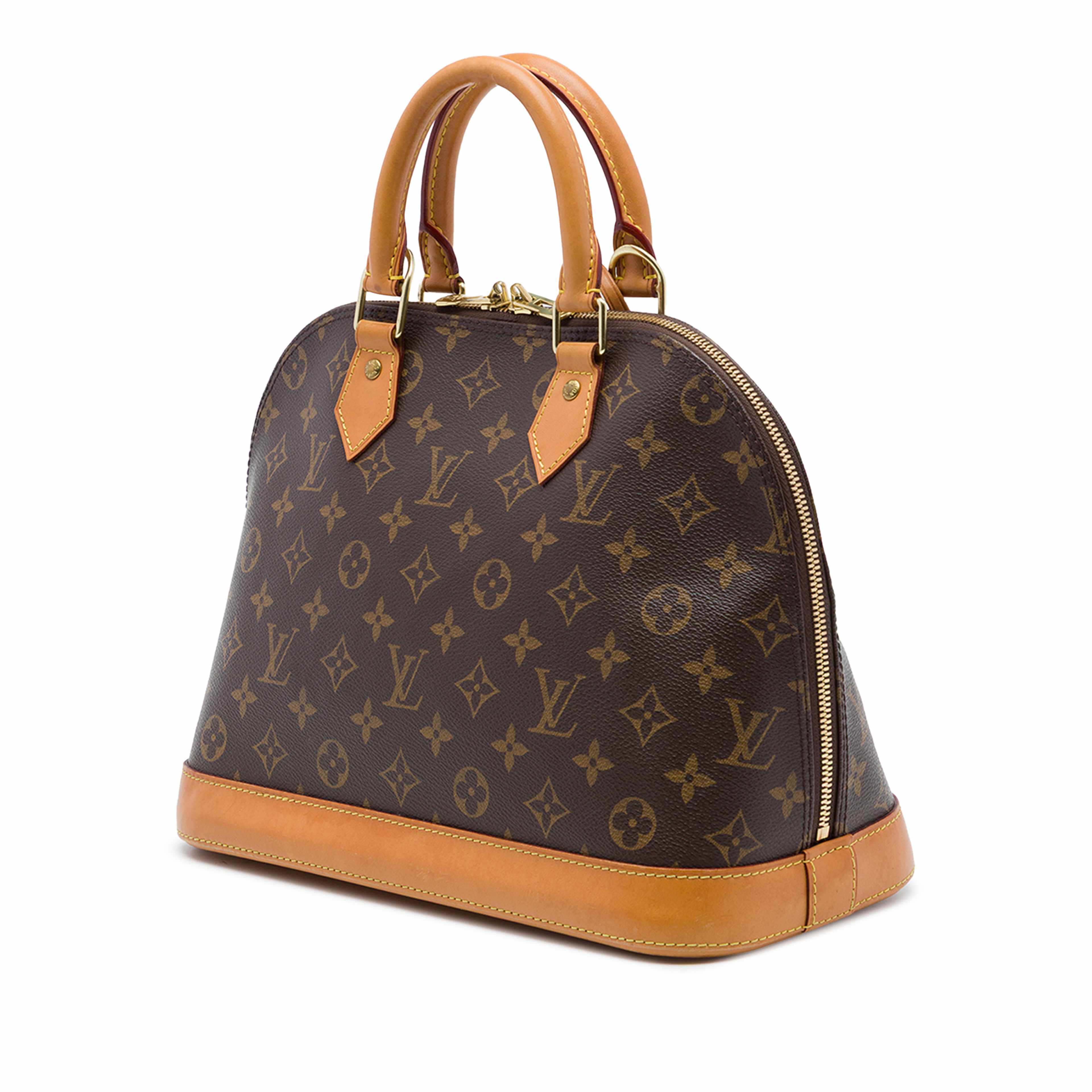 Louis Vuitton Monogram Alma Pm, från Luxclusif, i färgen brun. Klicka för att öppna bilden i stort format