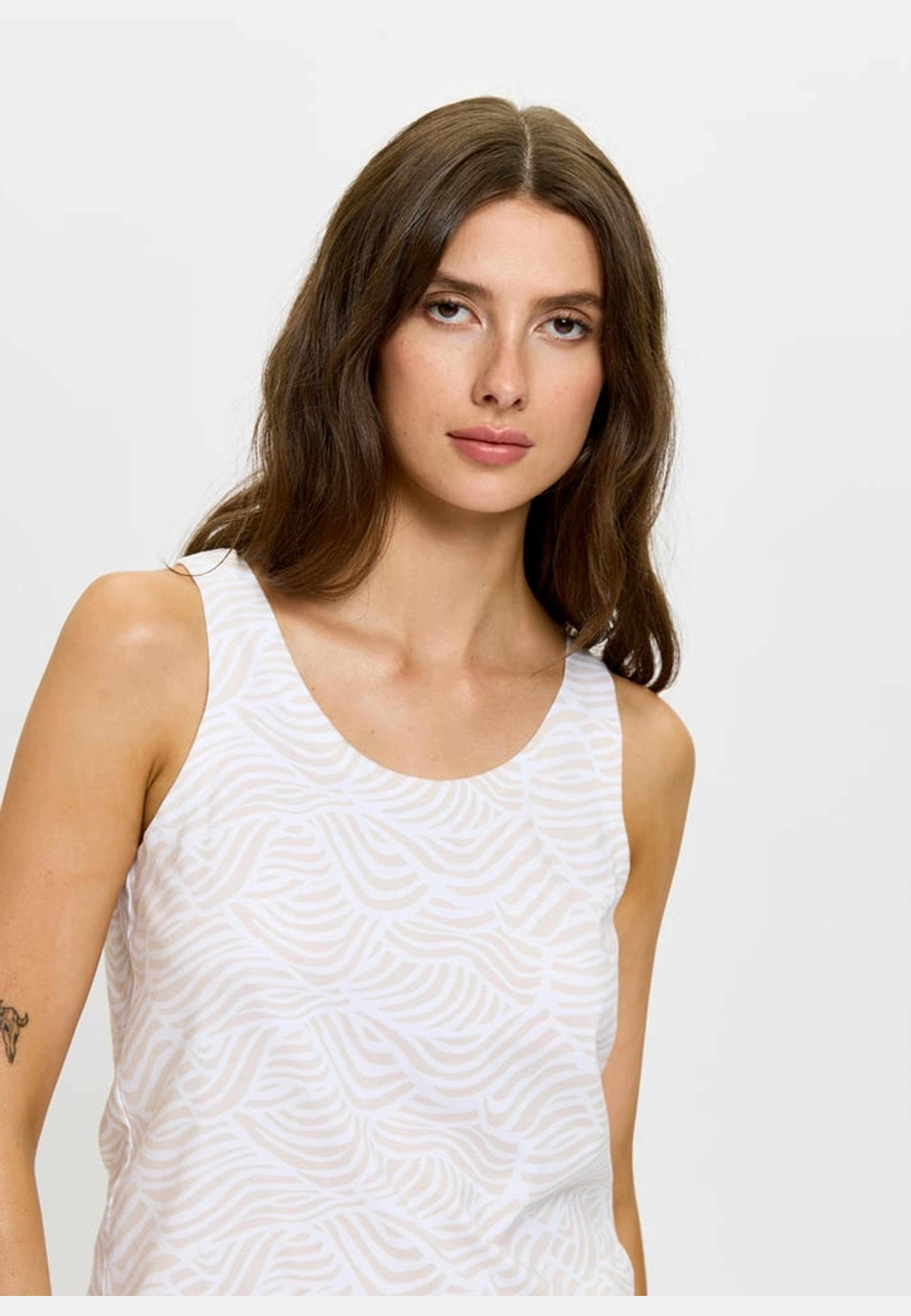 Melina Linne Windy Wave Vit/beige, från emmamalena, i färgen beige. Klicka för att öppna bilden i stort format