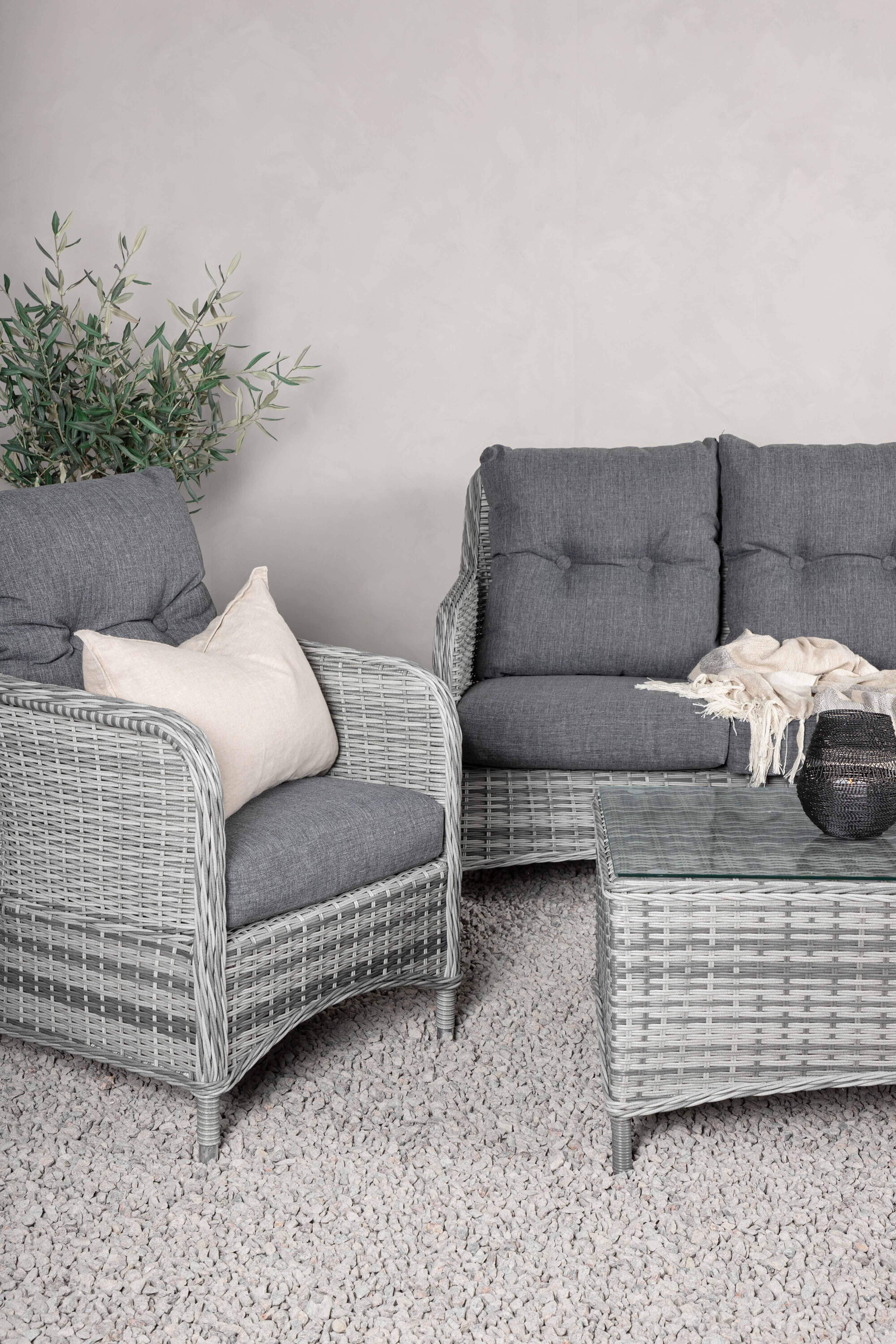 Vikelund Loungegrupp, från Venture Home, i färgen grey. Klicka för att öppna bilden i stort format