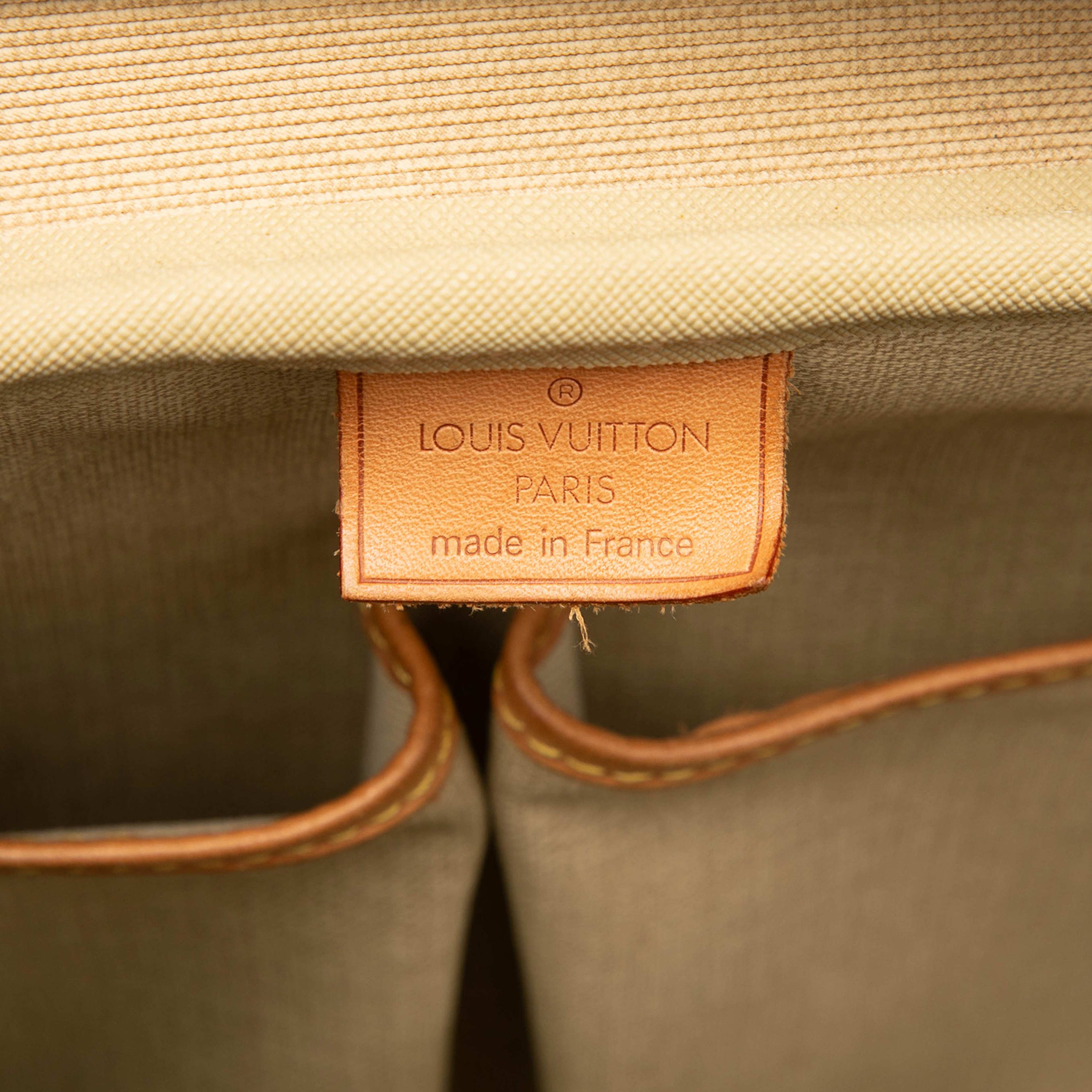 Louis Vuitton Monogram Deauville, från Luxclusif, i färgen brown. Klicka för att öppna bilden i stort format