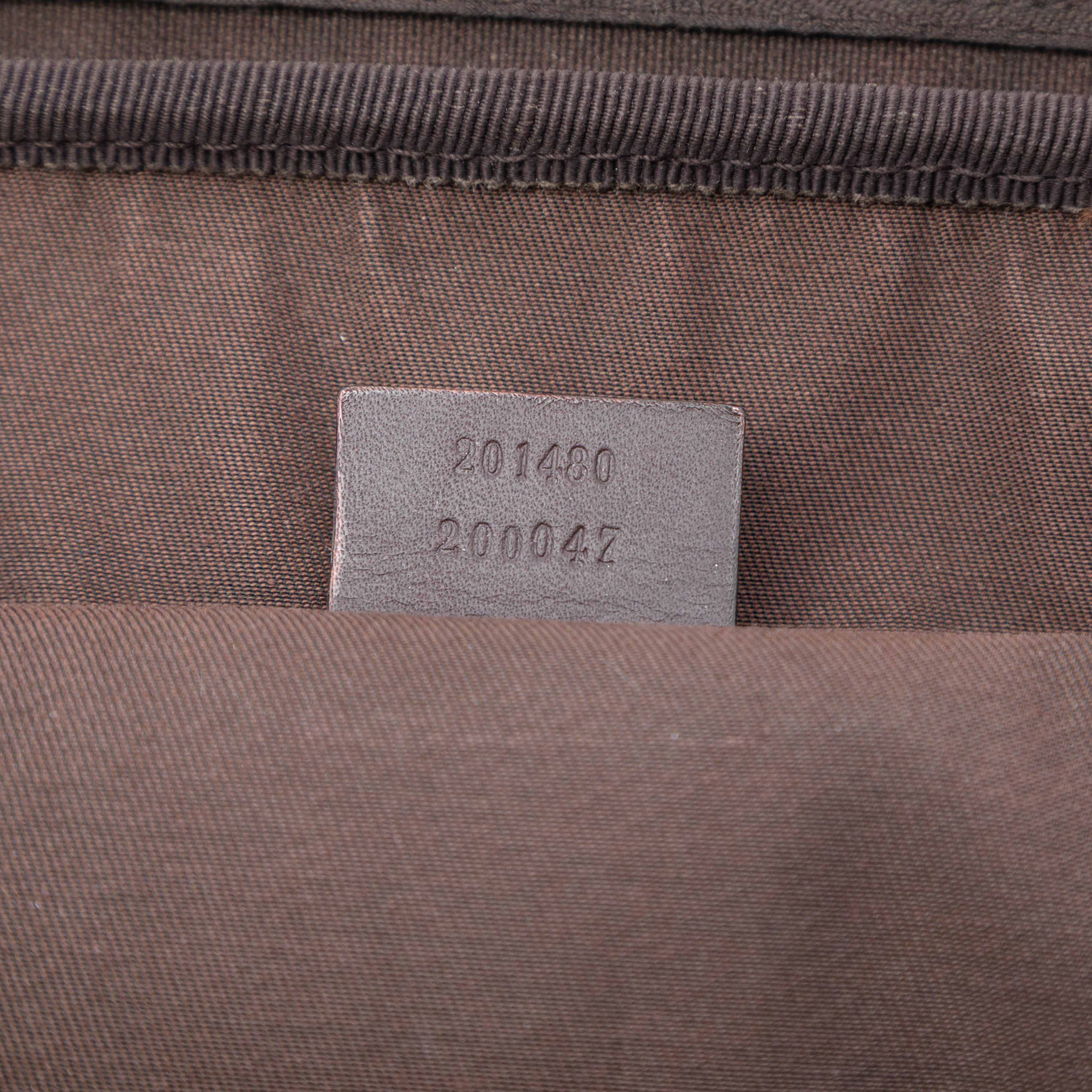 Gucci Gg Supreme Business Bag, från Luxclusif, i färgen beige. Klicka för att öppna bilden i stort format