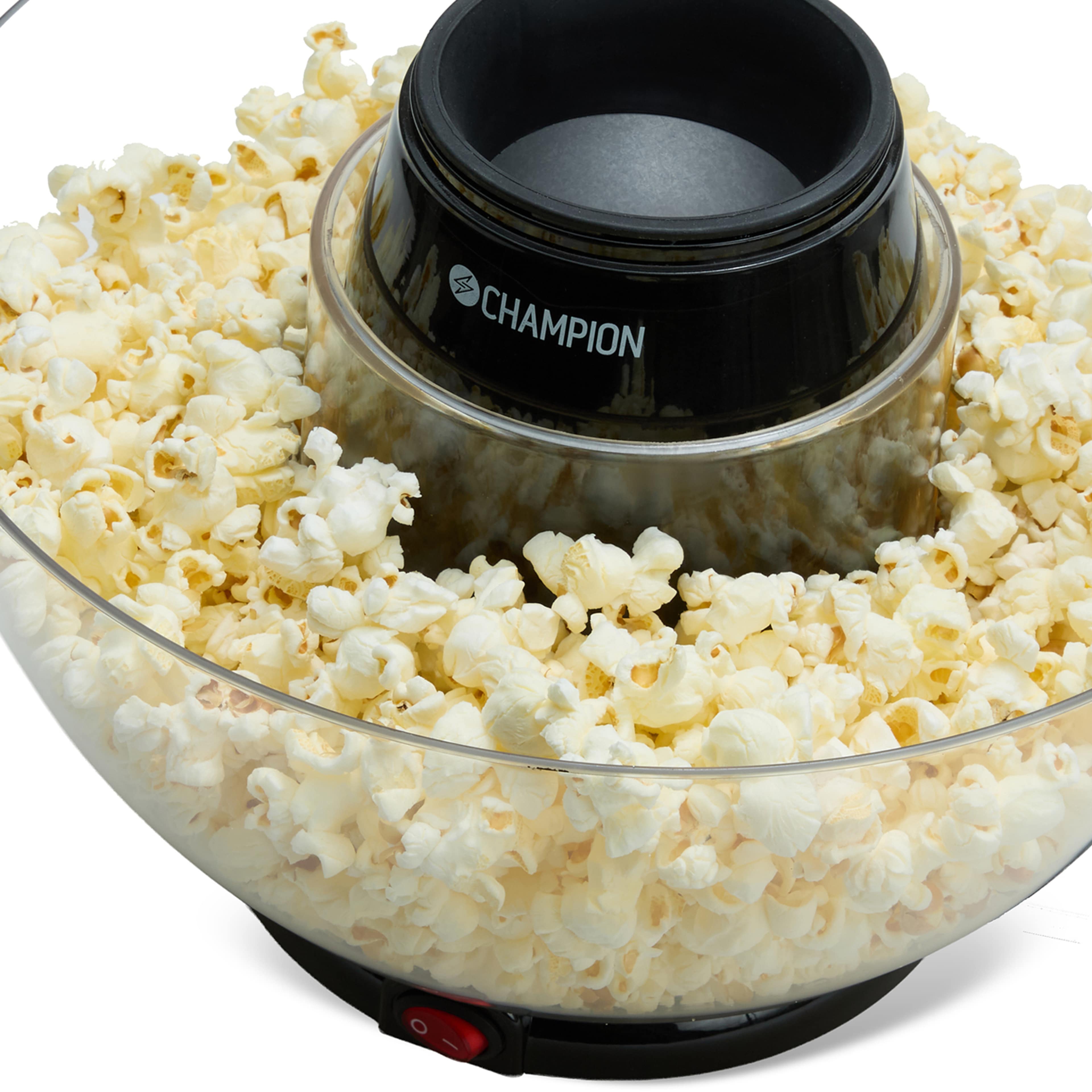 Popcornmaskin Pop-in-bowl Pcm300 Svart Metallic, från Champion Nordic, i färgen svart. Klicka för att öppna bilden i stort format