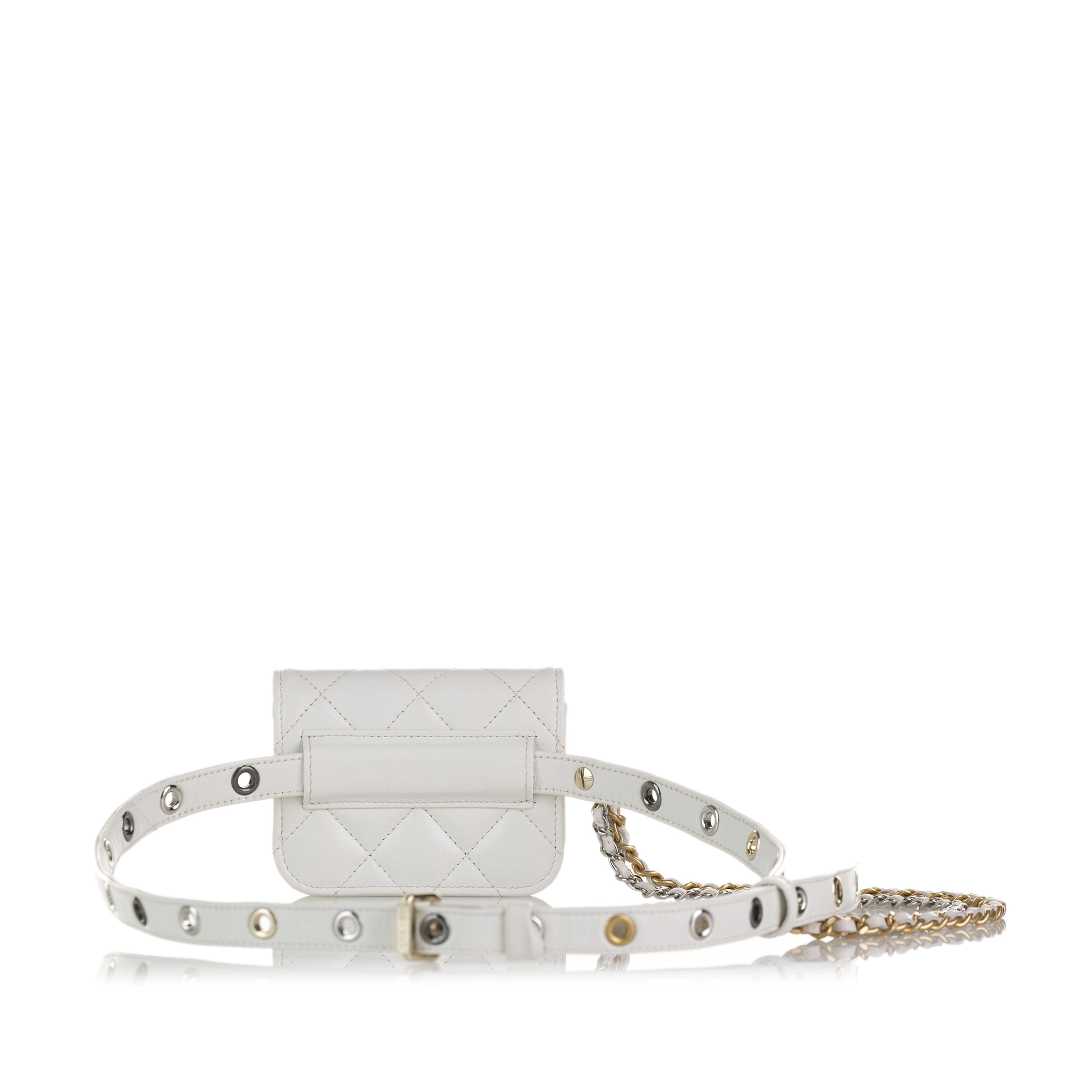 Chanel Punk Chain Leather Belt Bag