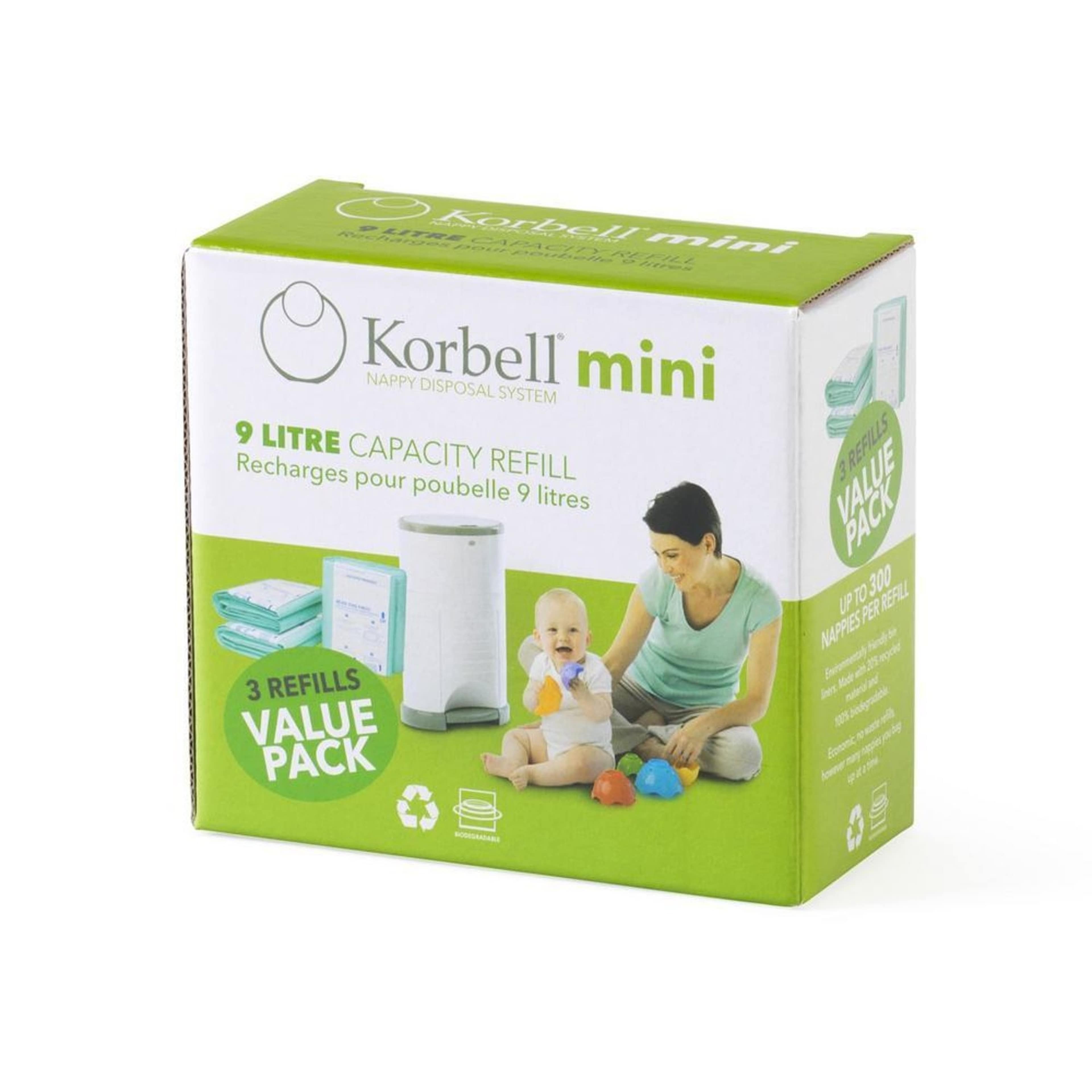Korbell Mini Refill 3-pack