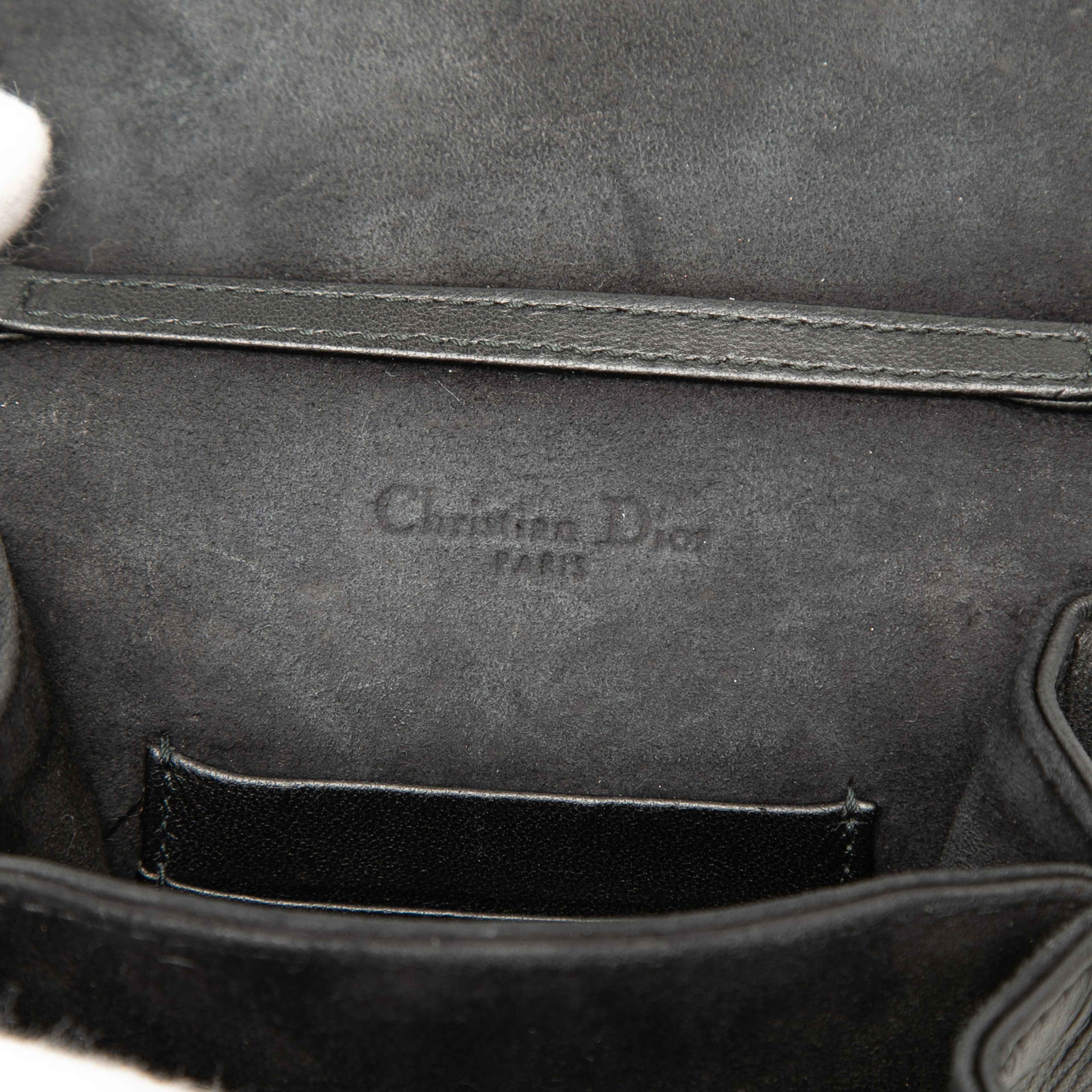 Dior Studded Leather Vertical Diorama Crossbody, från Luxclusif, i färgen svart. Klicka för att öppna bilden i stort format