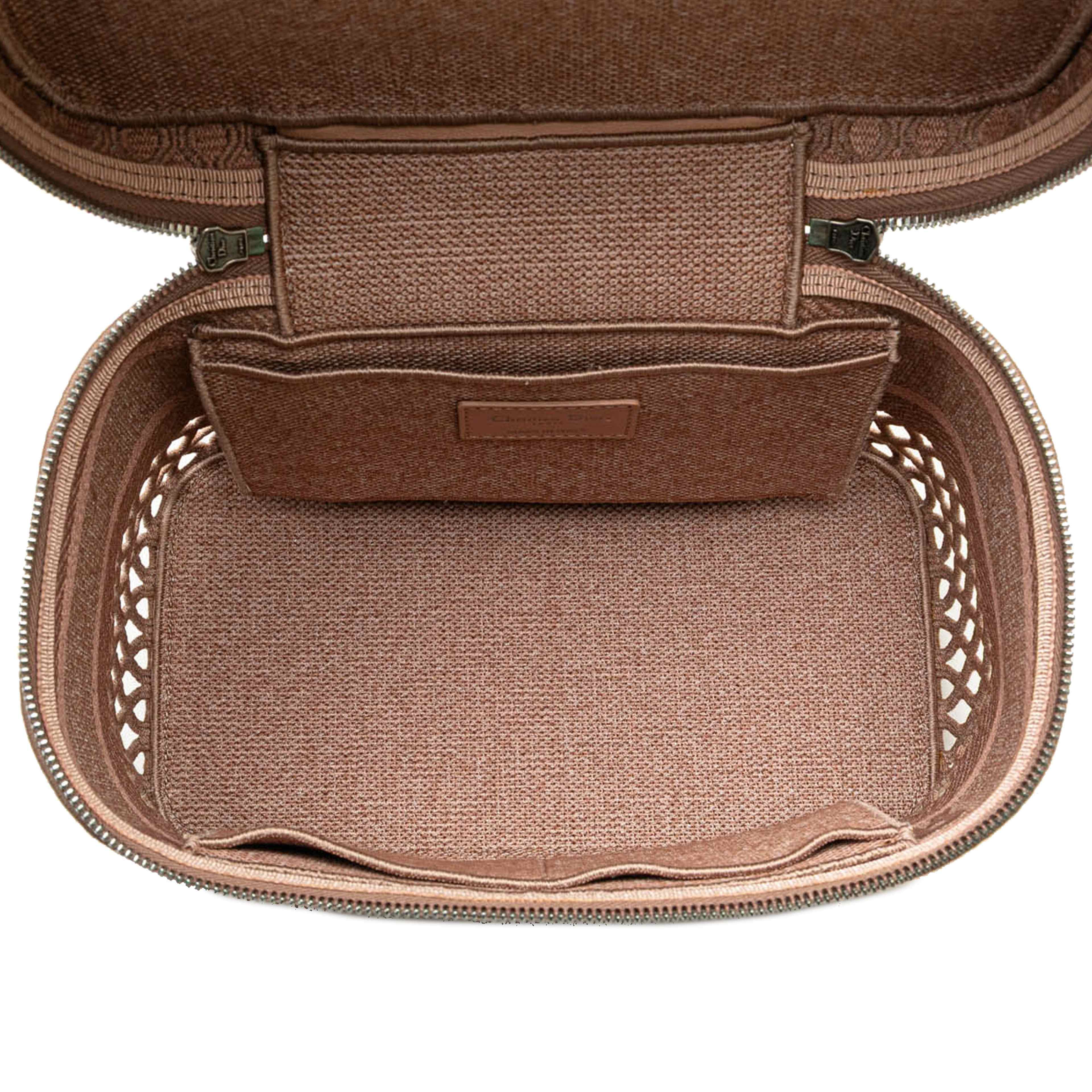 Dior Mesh Embroidered Diortravel Vanity Case