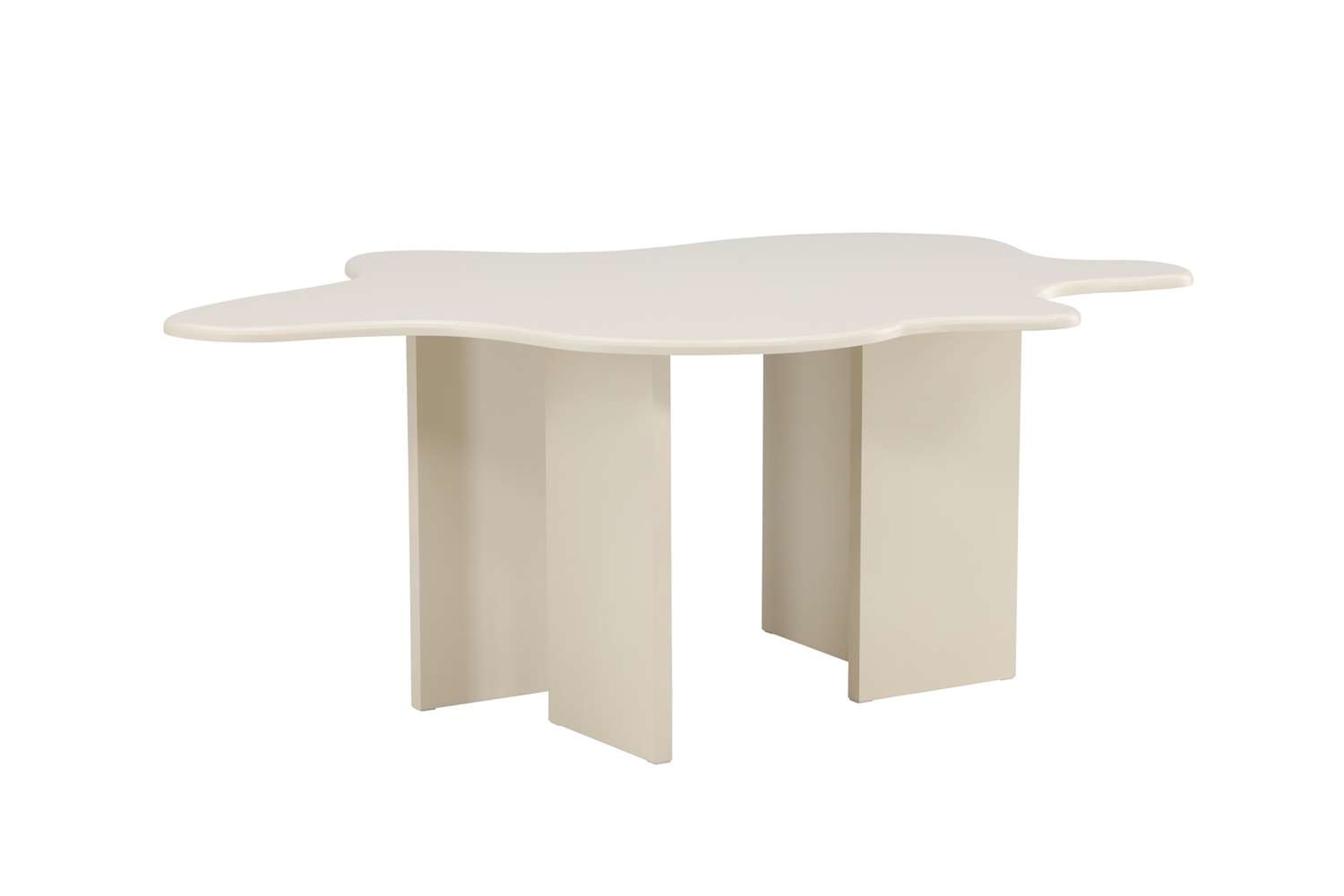 Flower Ovalt Matbord, från Venture Home, i färgen beige. Klicka för att öppna bilden i stort format