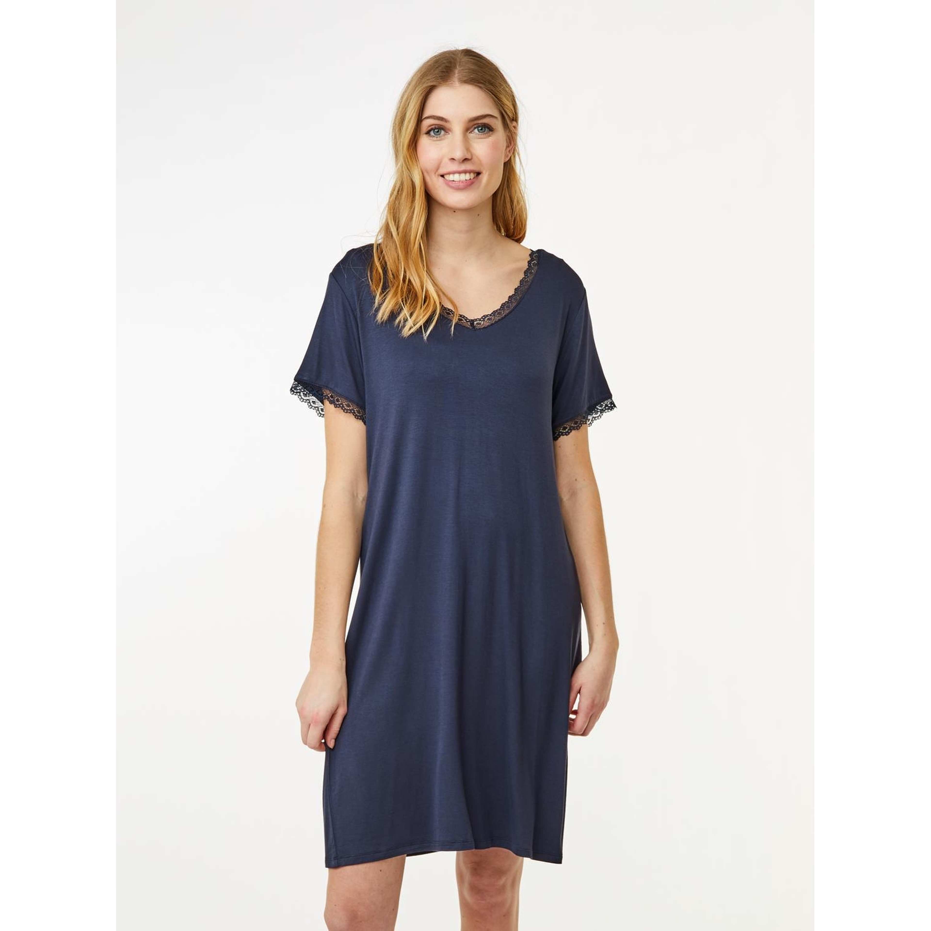 Ccdk Jacqueline S/s Dress Dark Navy