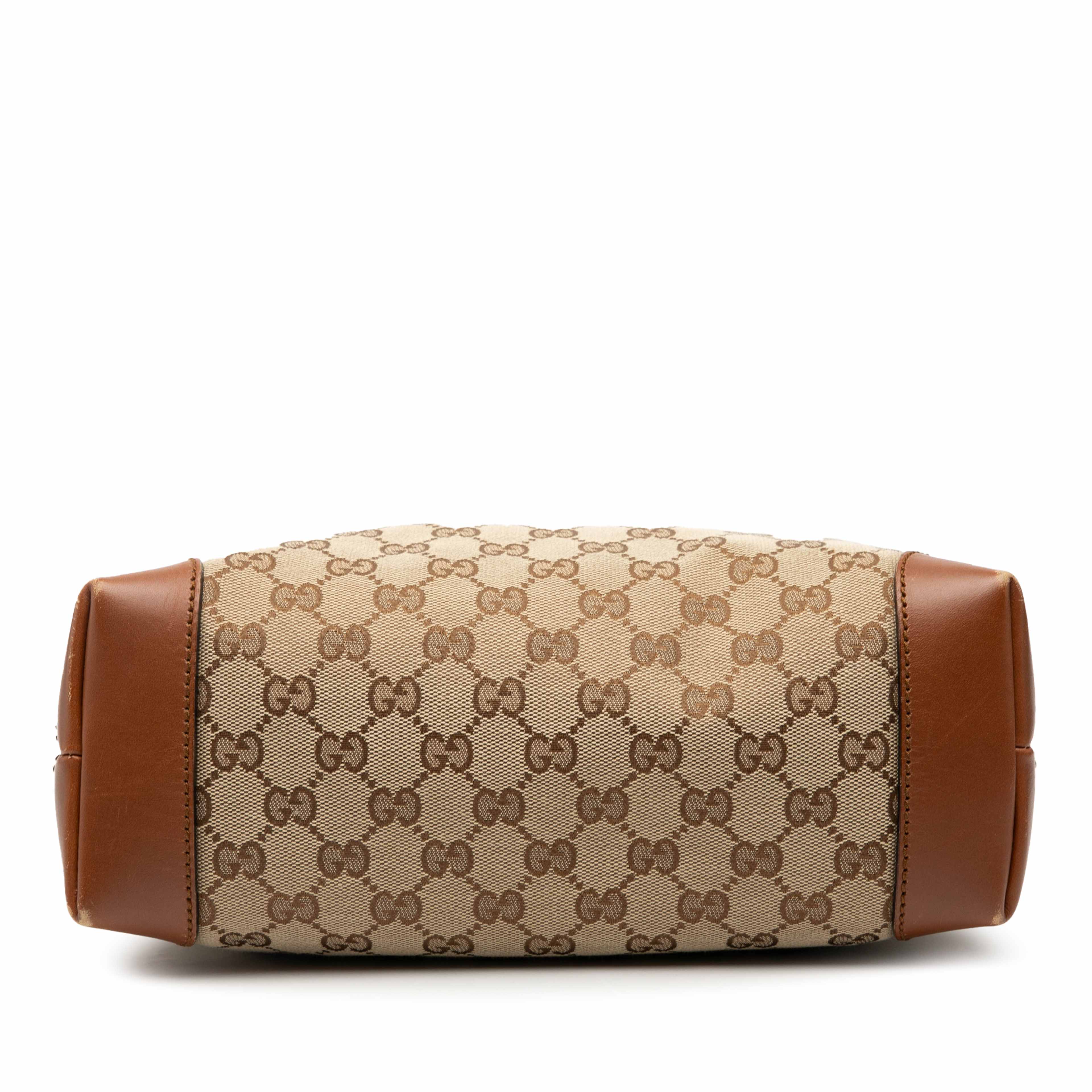 Gucci Gg Canvas Web Crossbody, från Luxclusif, i färgen beige. Klicka för att öppna bilden i stort format