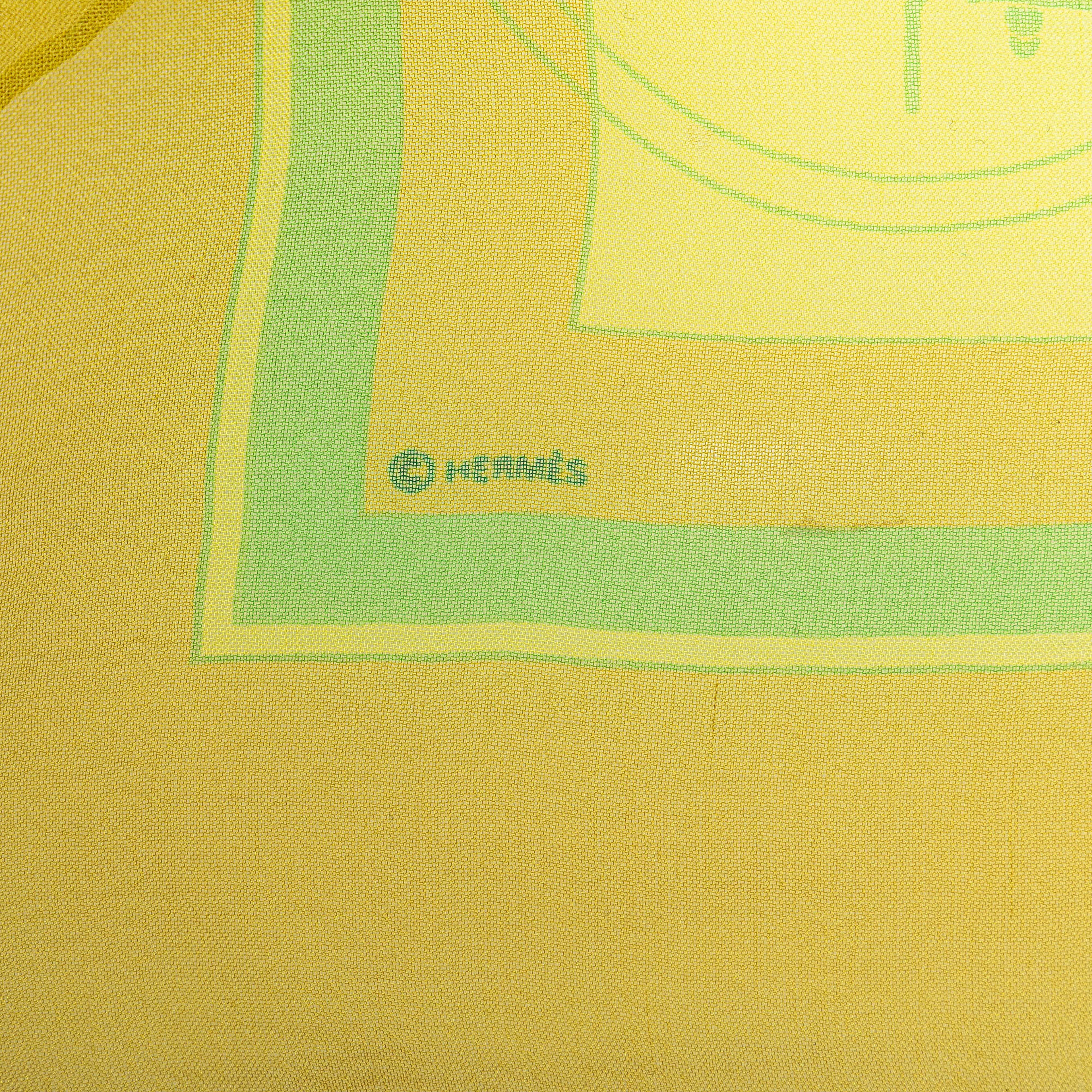 Hermès Ex Libris Silk Scarf