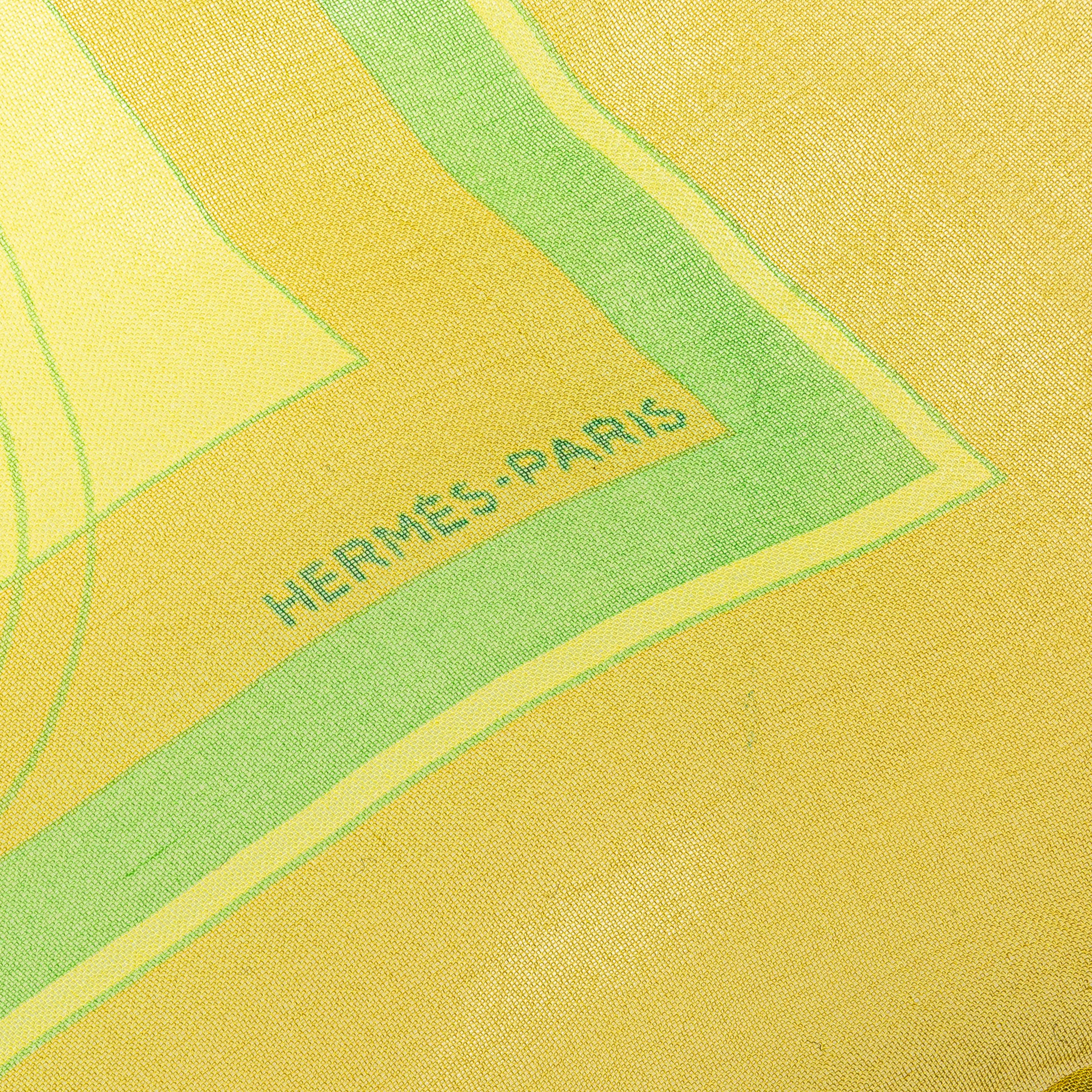 Hermès Ex Libris Silk Scarf