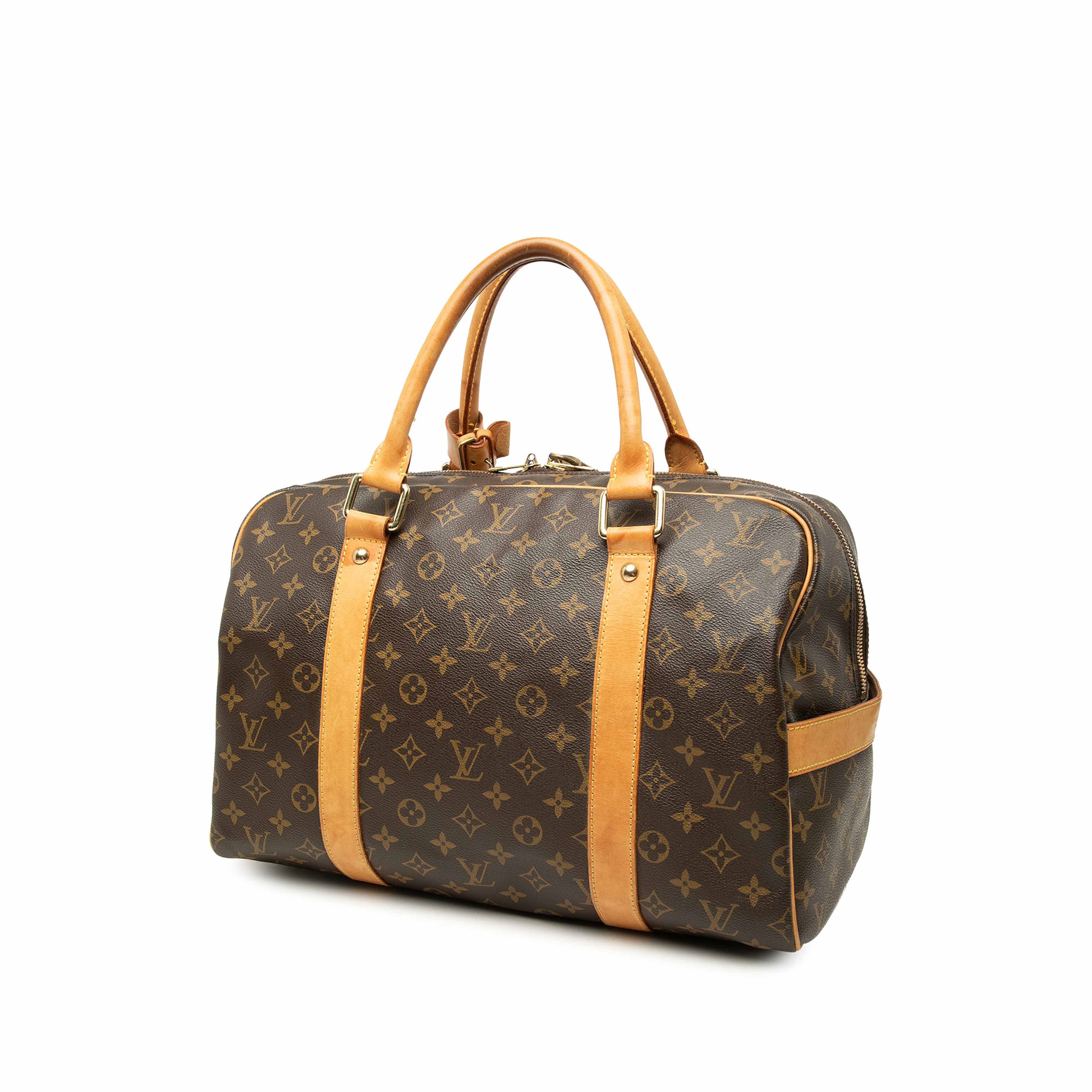 Louis Vuitton Monogram Carryall, från Luxclusif, i färgen brun. Klicka för att öppna bilden i stort format