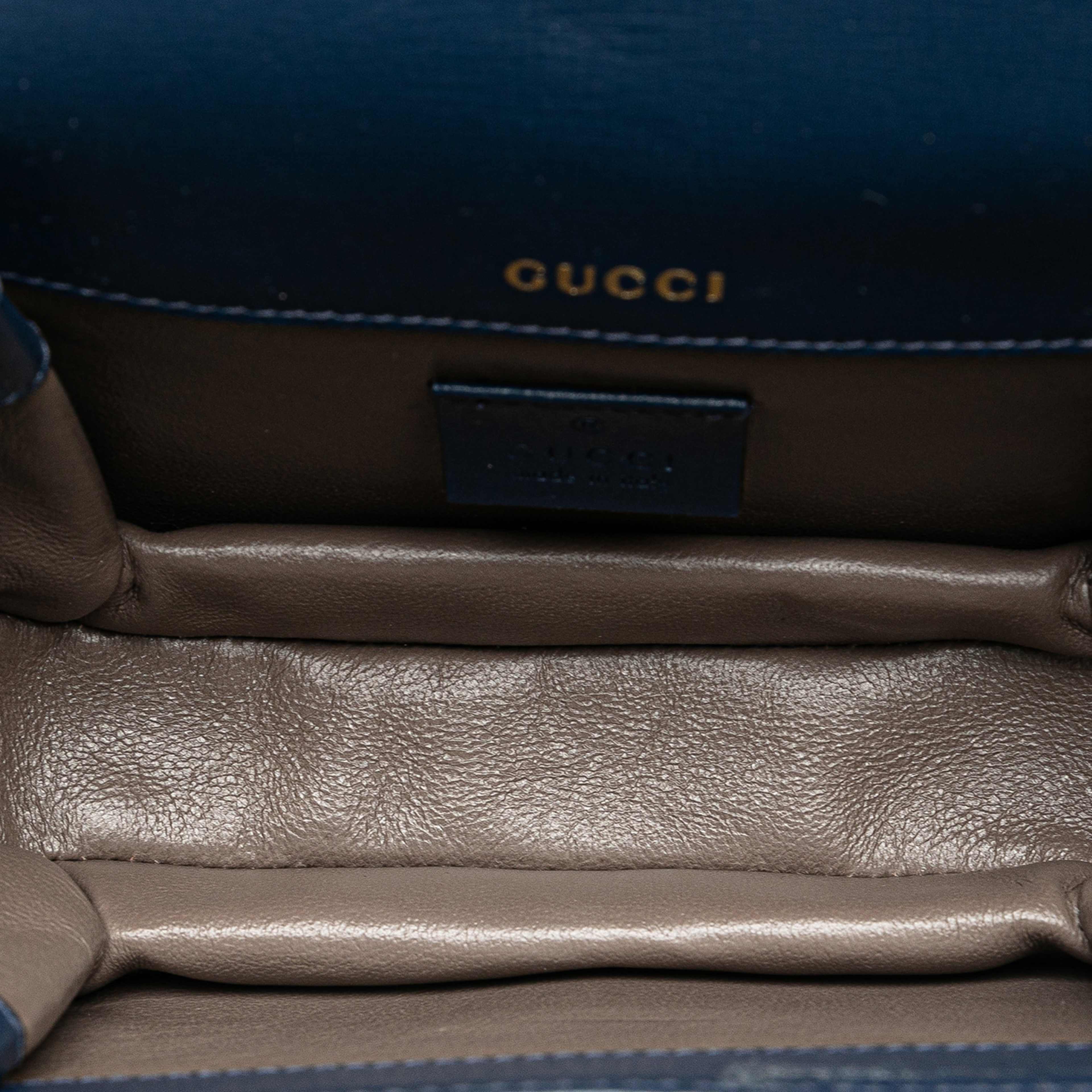 Gucci Mini Leather Sylvie 1969 Crossbody