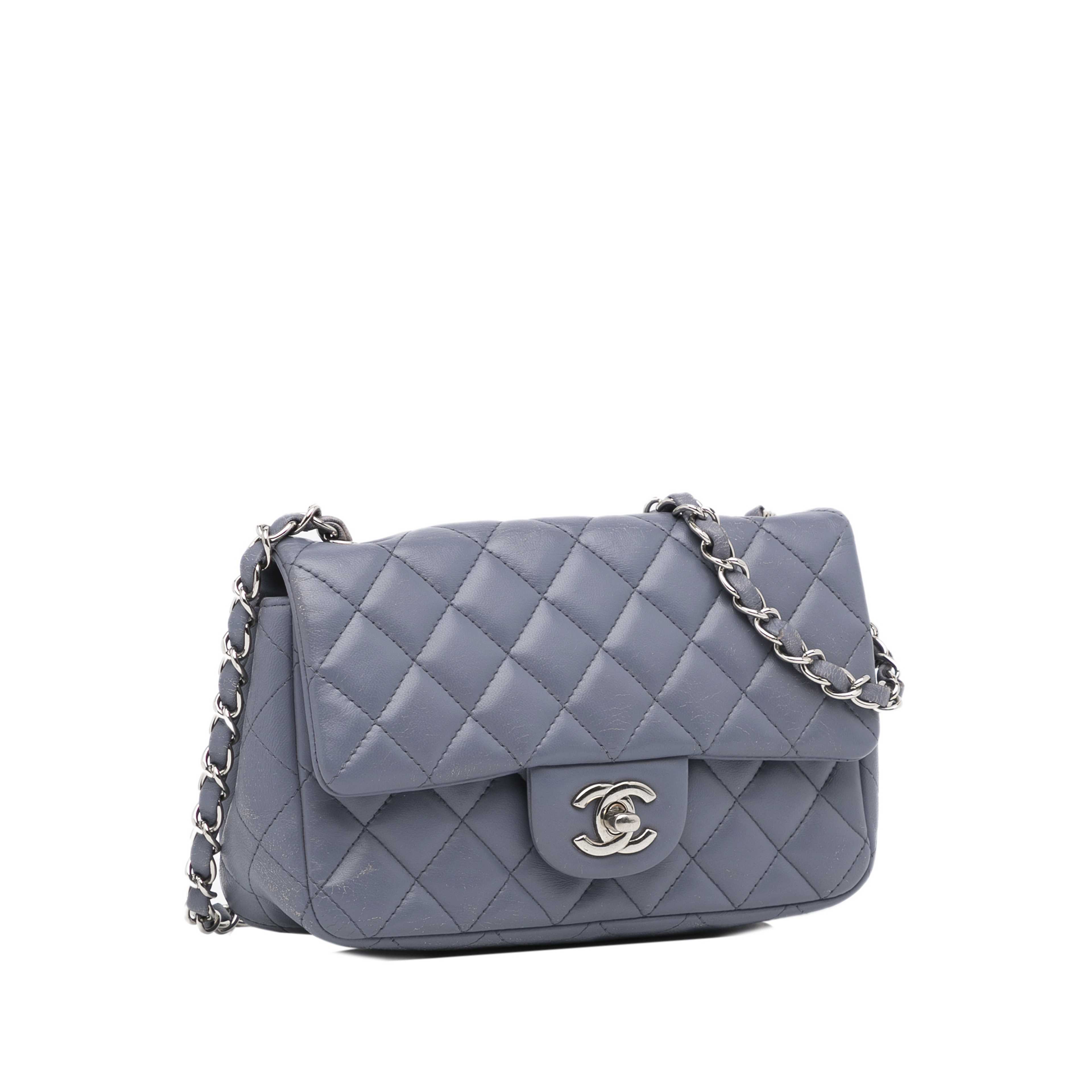 Chanel Mini Rectangular Classic Lambskin Single Flap