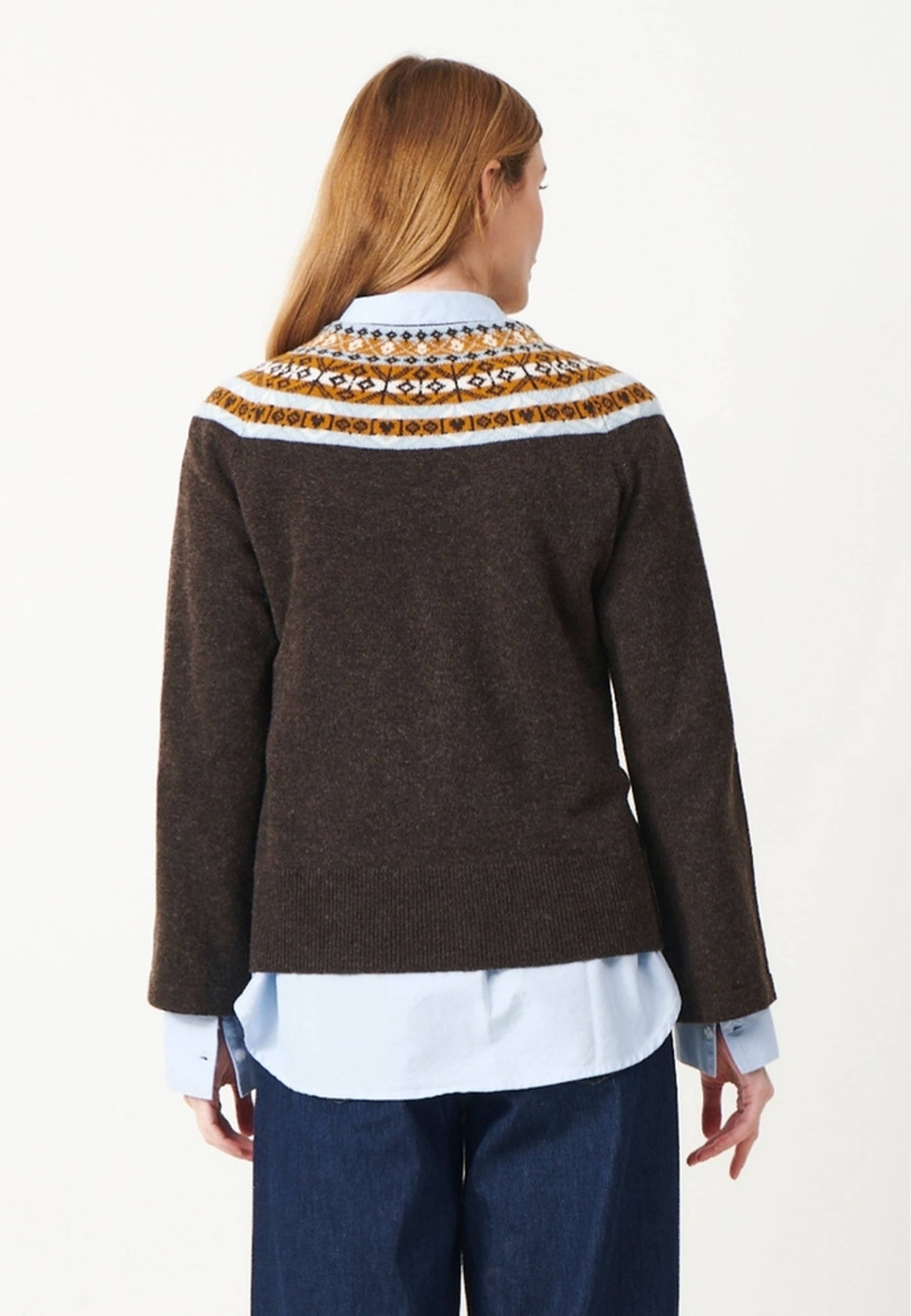 Vera Jumper, från Jumperfabriken, i färgen dk brown. Klicka för att öppna bilden i stort format