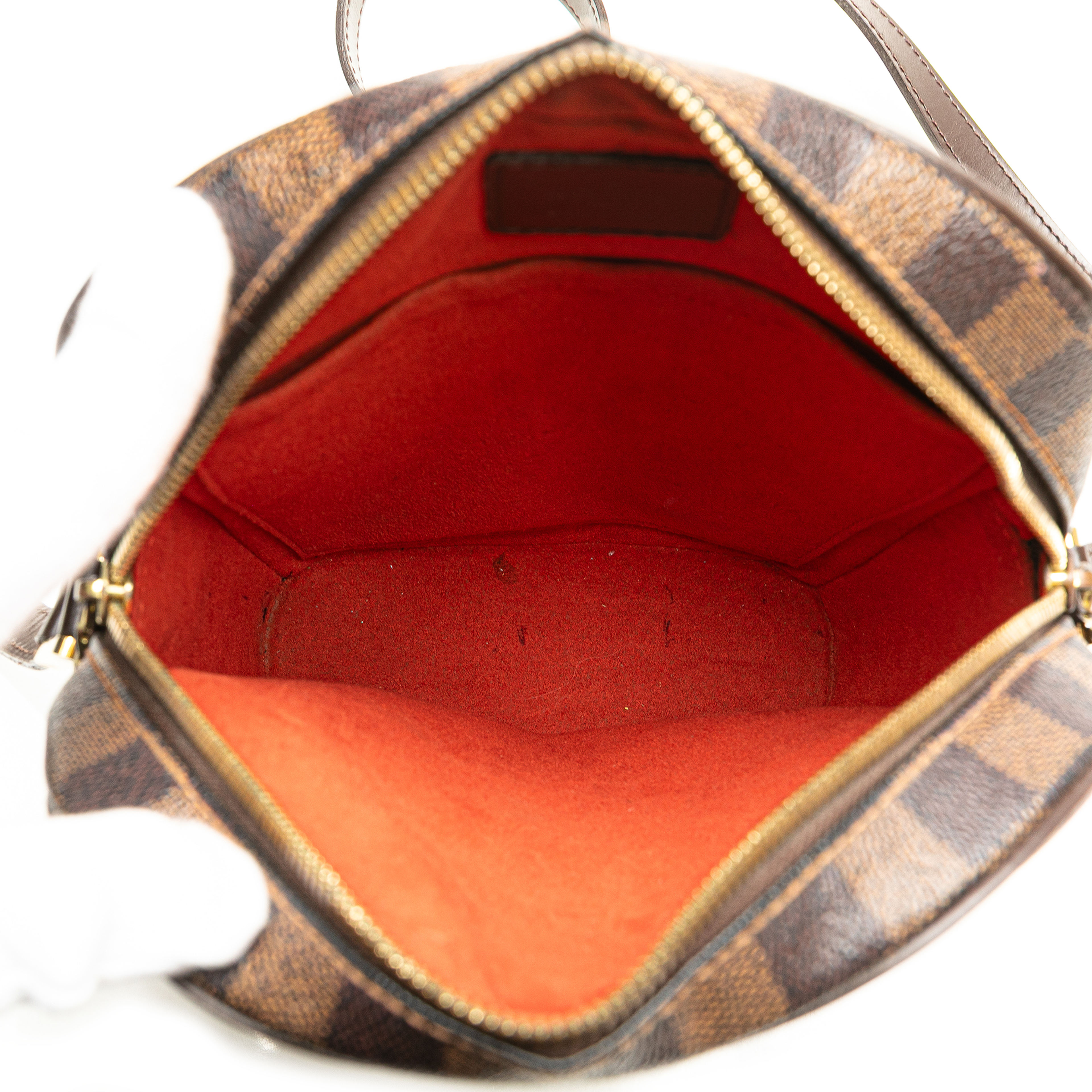 Louis Vuitton Damier Ebene Ipanema Pm, från Luxclusif, i färgen brown. Klicka för att öppna bilden i stort format