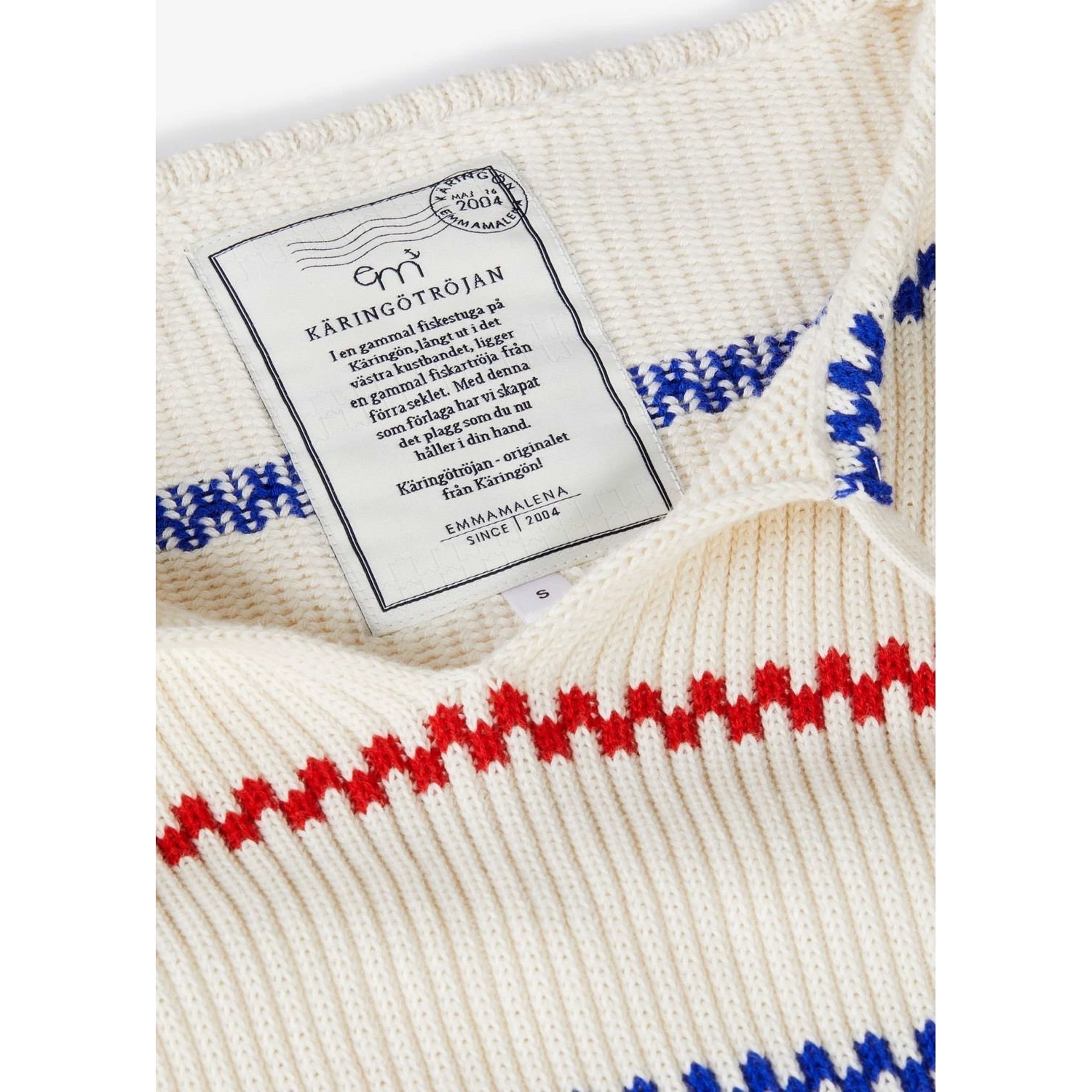 Käringötröja Stickad Off-white