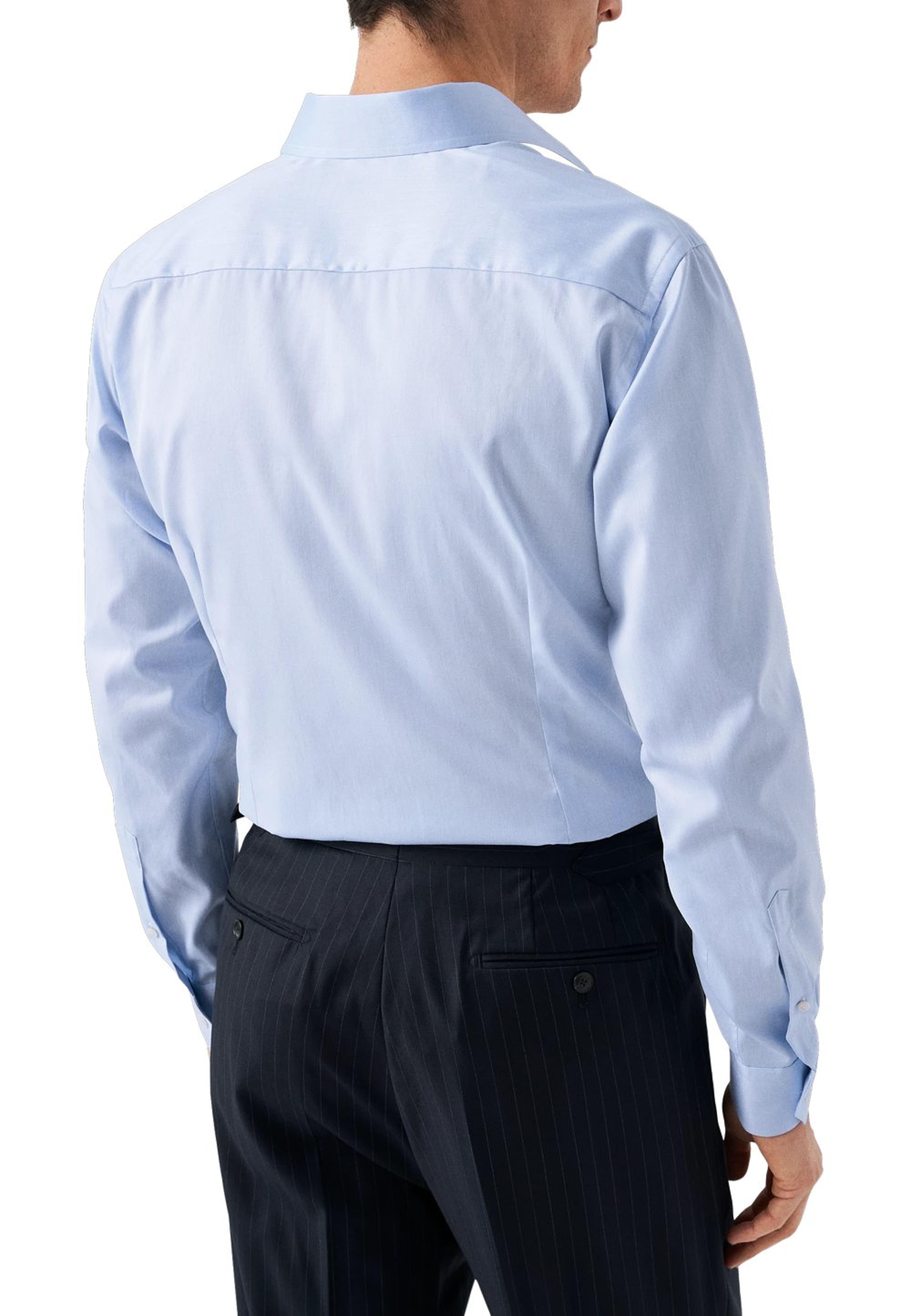Signature Twill-skjorta Slim Fit, Cut Away-krage